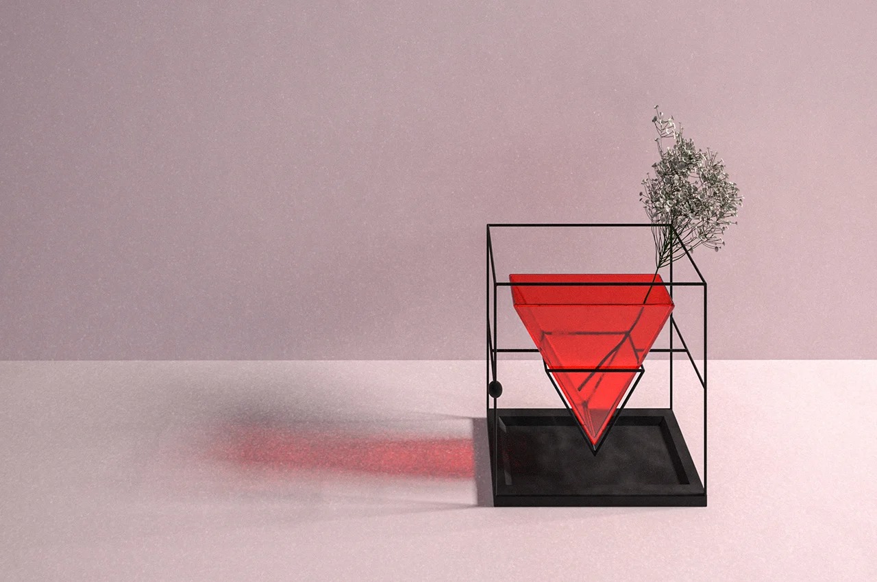 vase，industrial design，Glass，