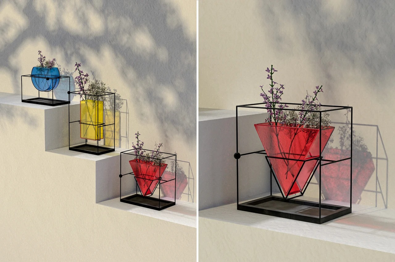 vase，industrial design，Glass，