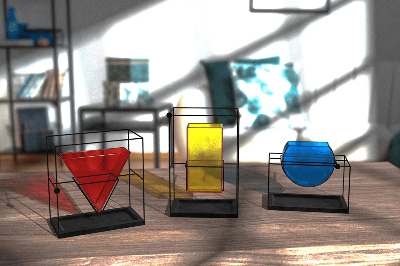 vase，industrial design，Glass，