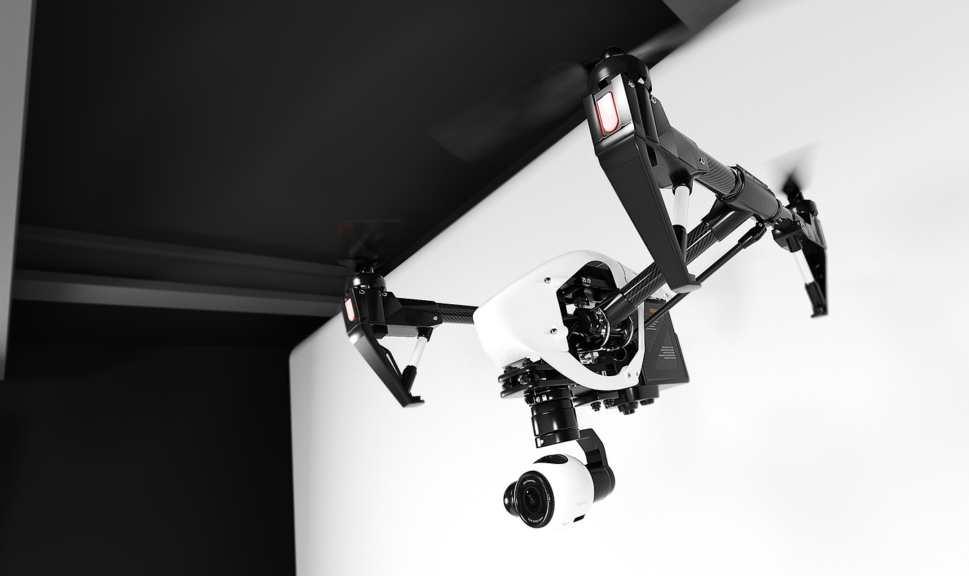 dji ，UAV，Model，Render，