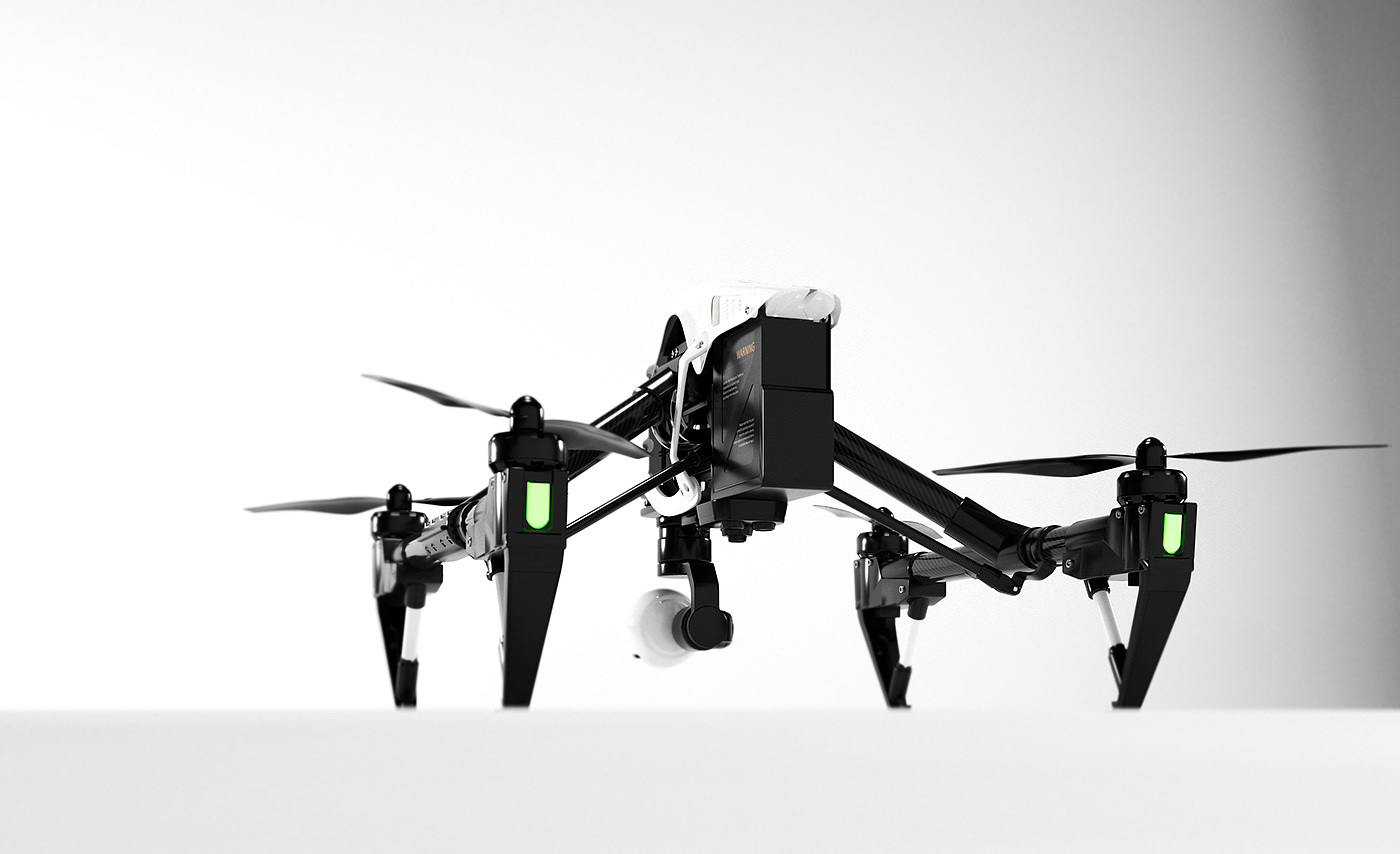 dji ，UAV，Model，Render，