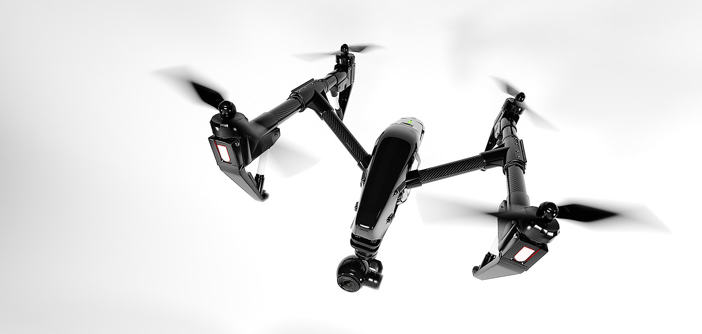 dji ，UAV，Model，Render，