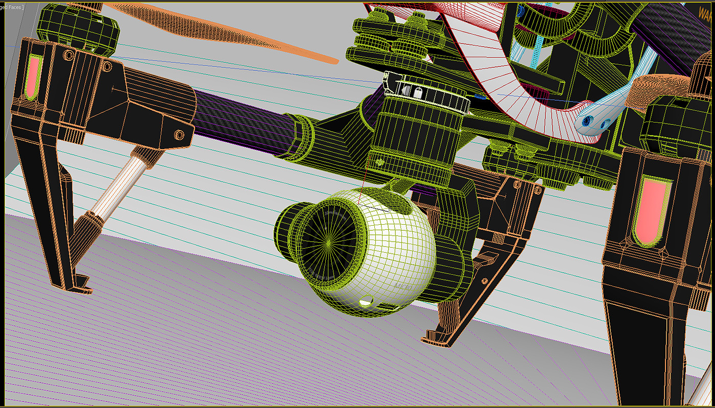 dji ，UAV，Model，Render，