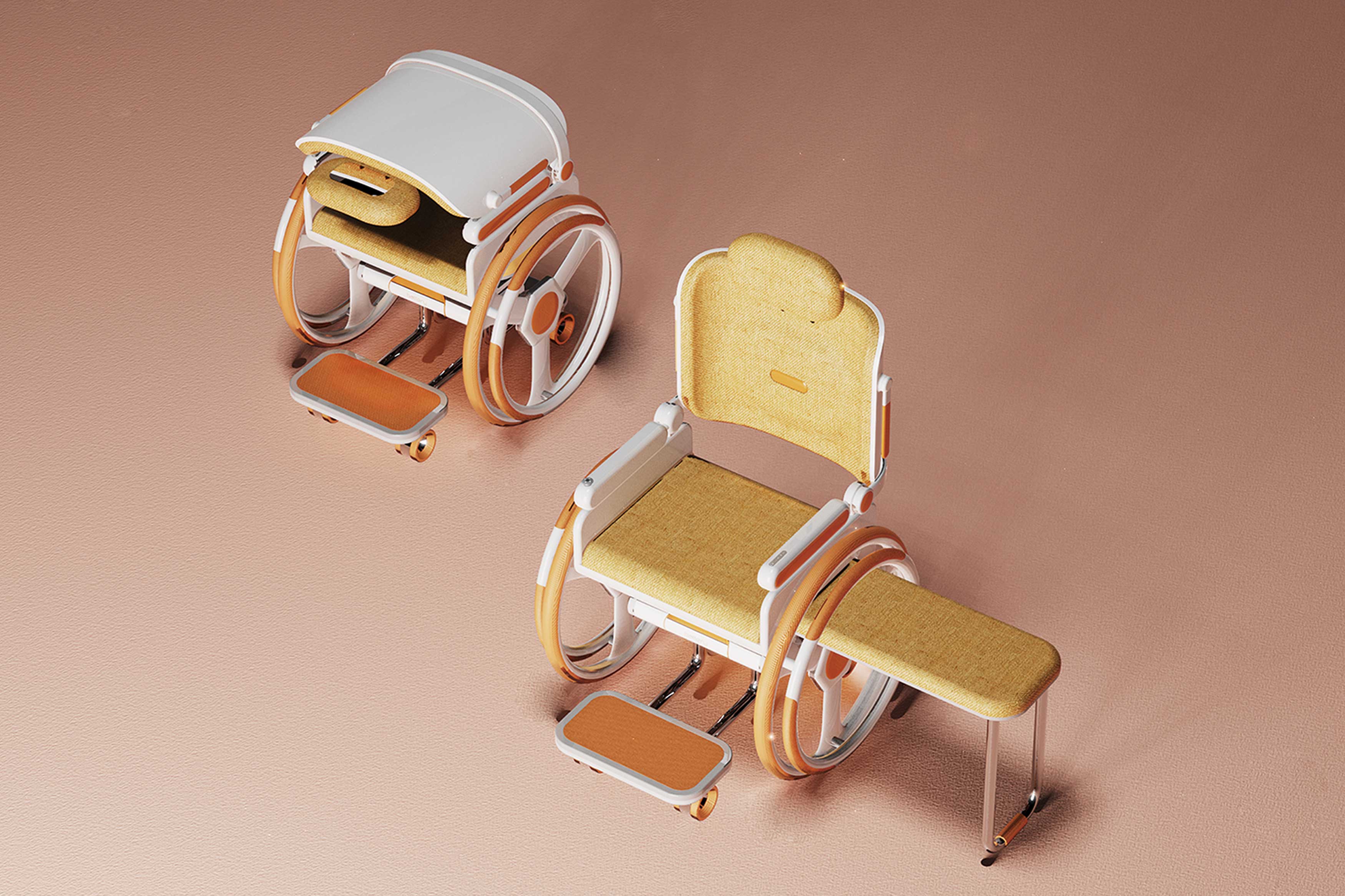 wheelchair，cozy，practical，2021 red dot design concept award，