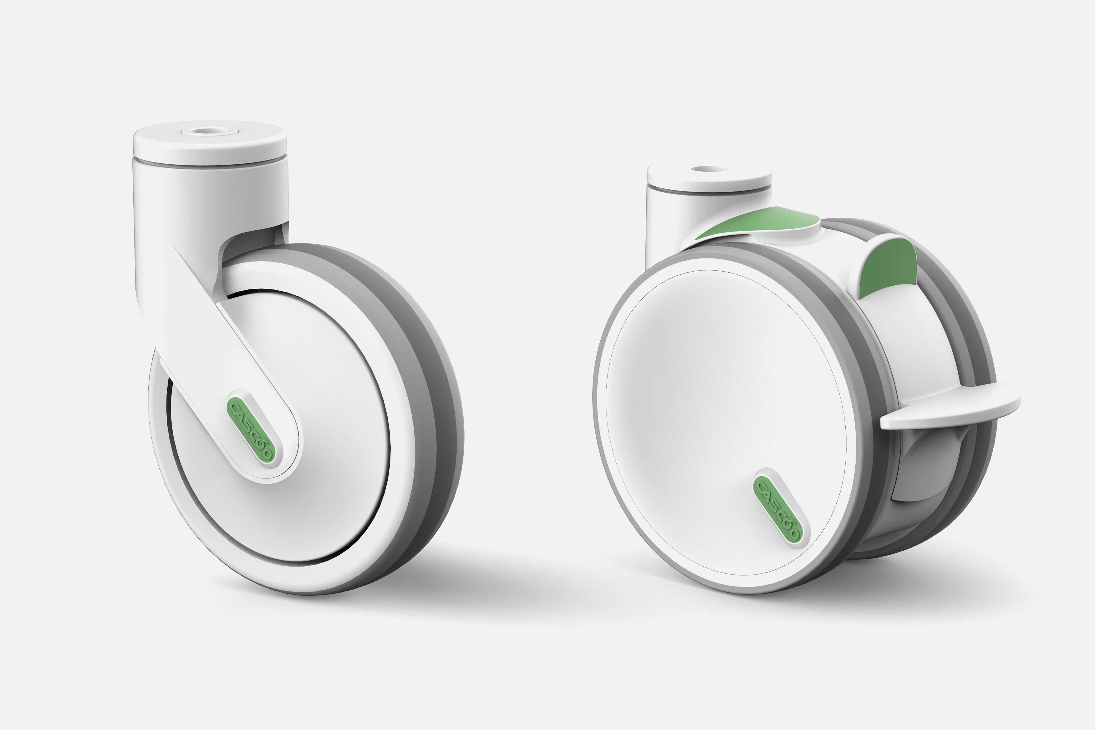 Castor，Double wheel，stable，security，2021 red dot design concept award，