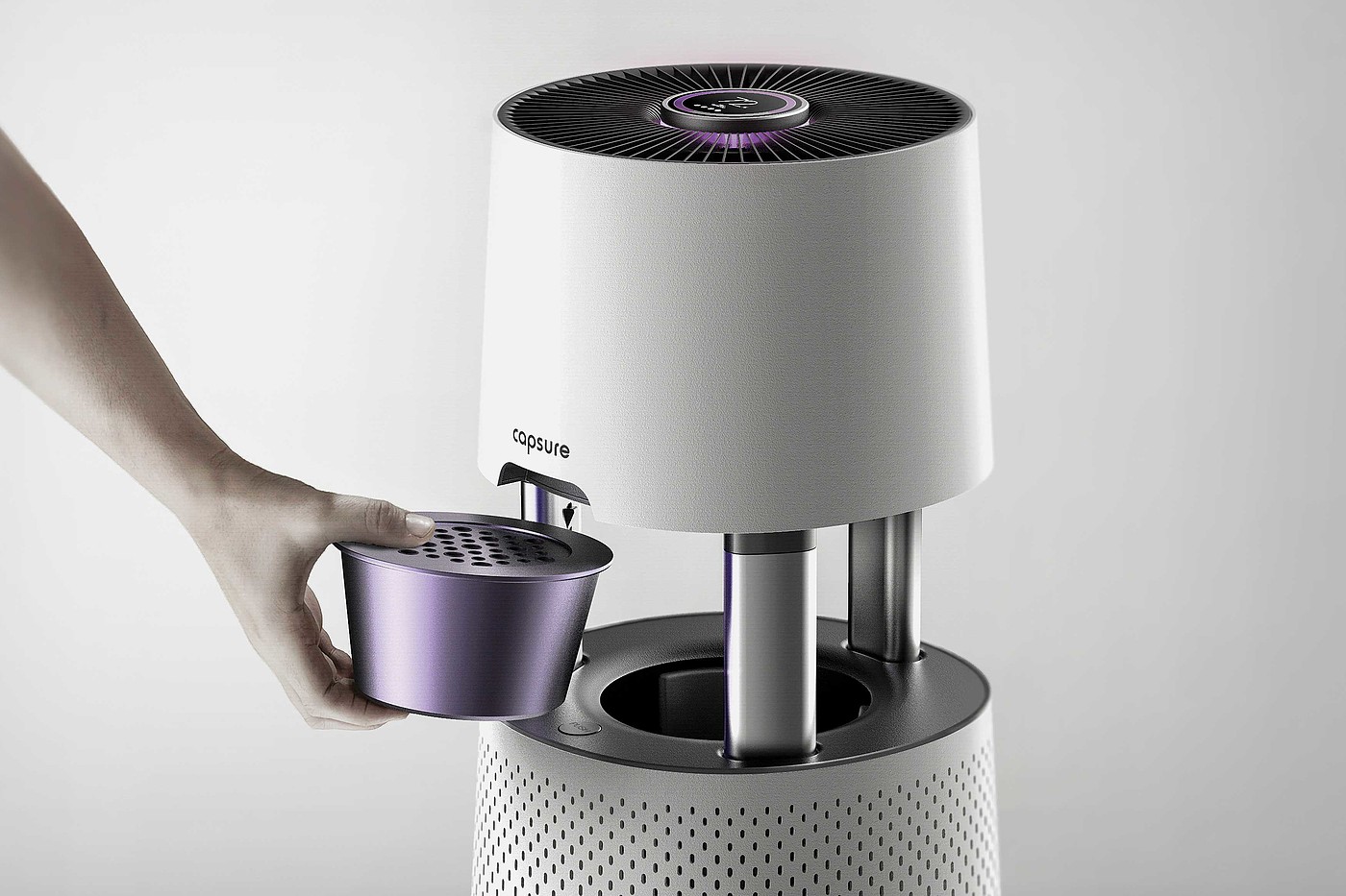 Coffee machine，Coffee capsule，filter，2021 red dot design concept award，