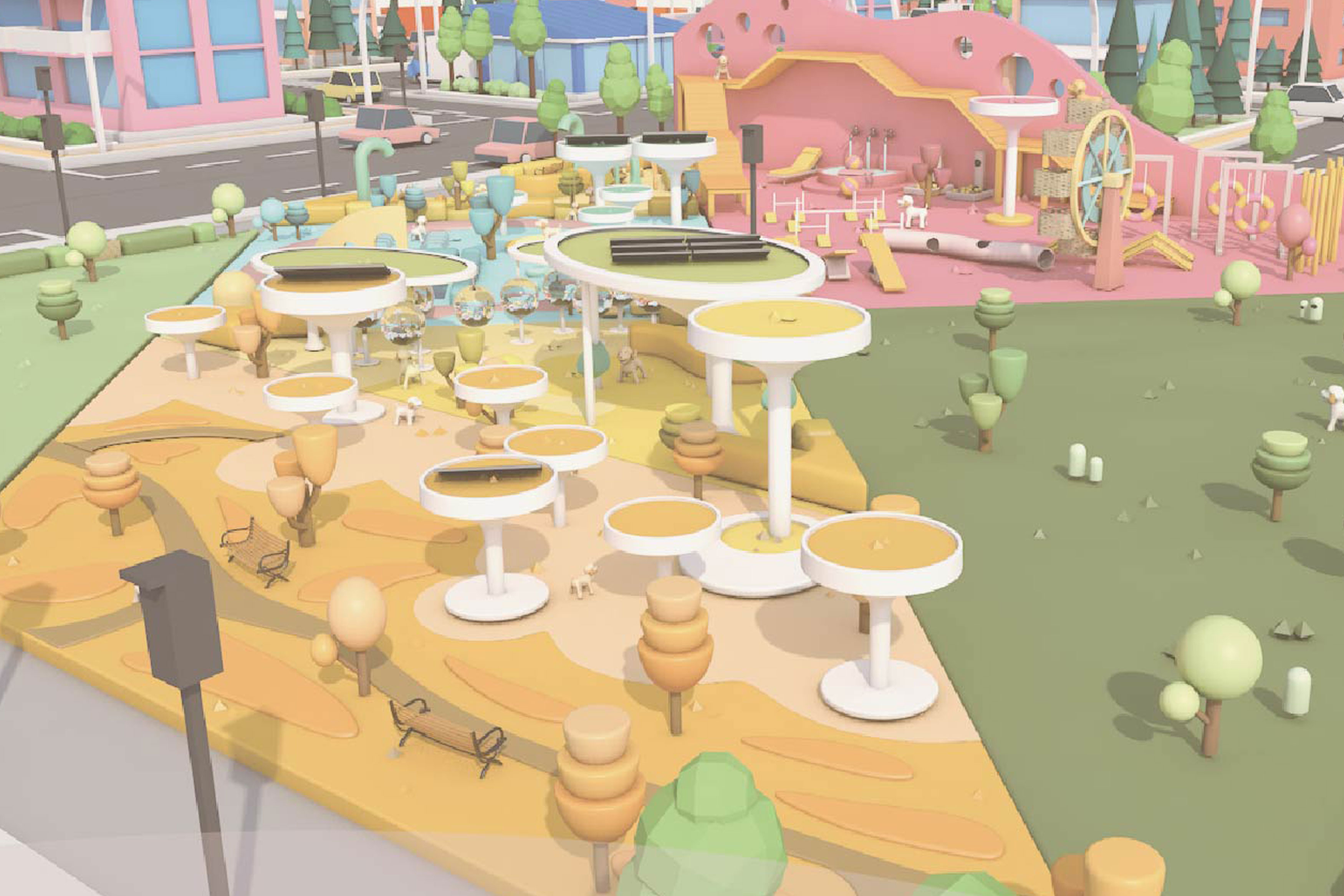 Plump Pop ，outdoor，Tangram system，2021 red dot design concept award，