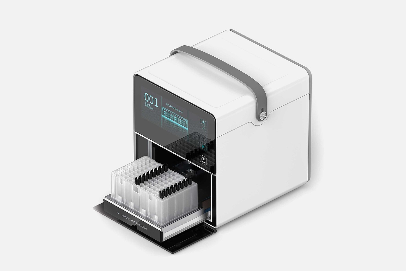 Nucleic acid extractor，automatic，Small volume，2021 red dot design concept award，
