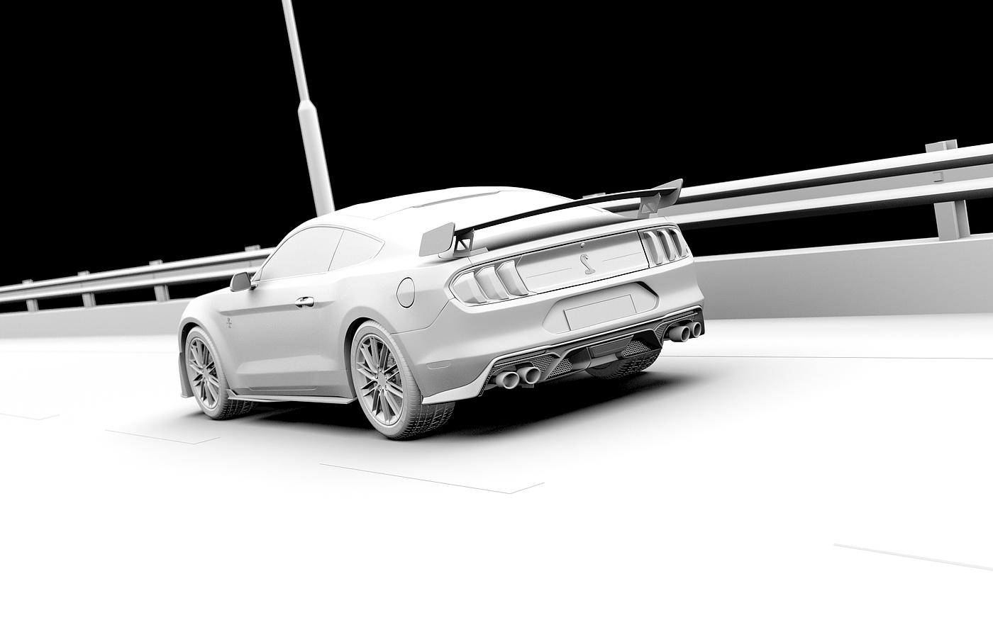 Cinema 4D，Car rendering，