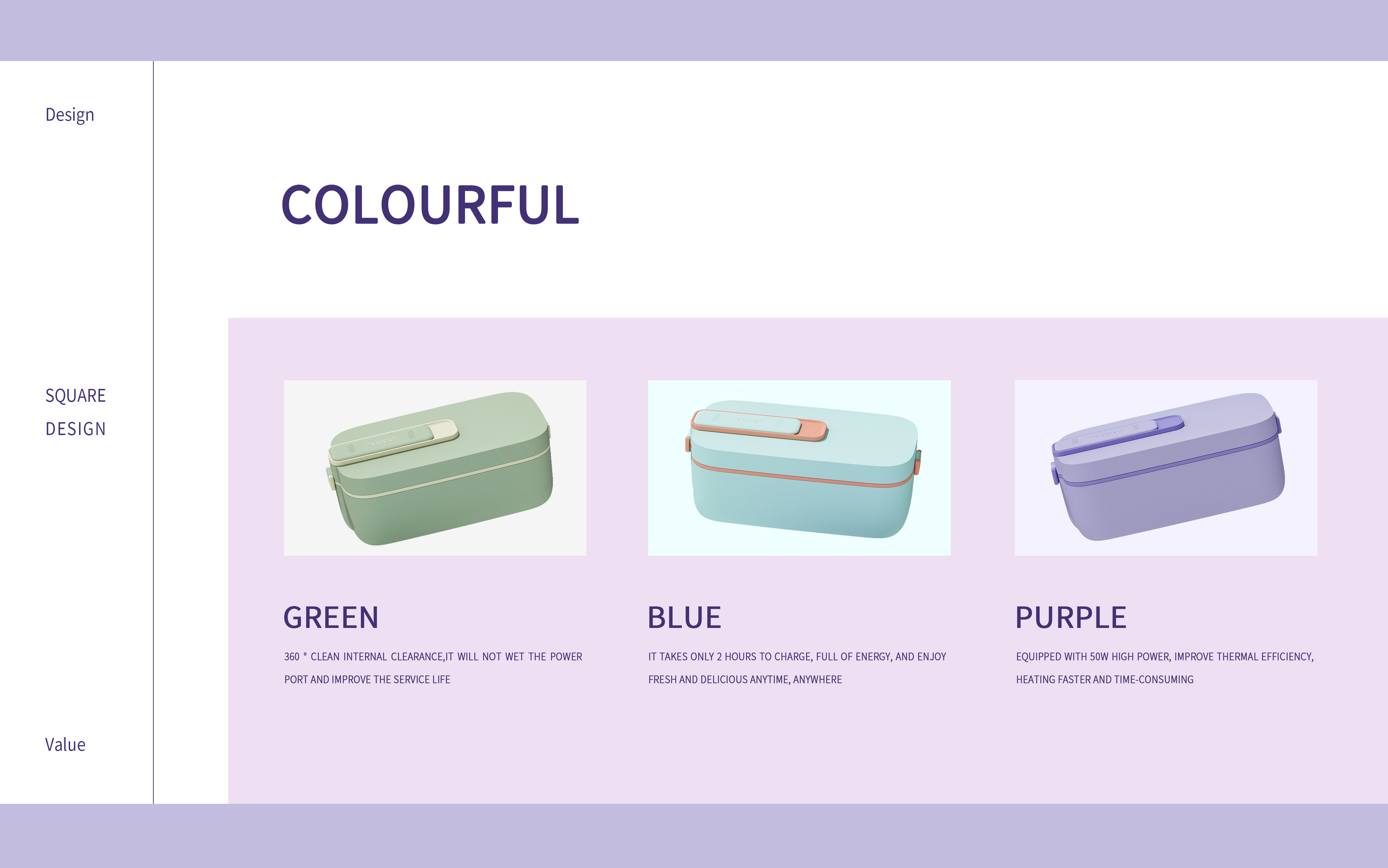 Lunch box，Heated lunch box，Fresh keeping lunch box，Block design，It's so outstanding，