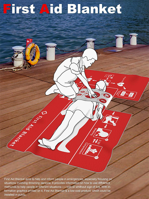 drowning，Rescue，first aid，red dot，