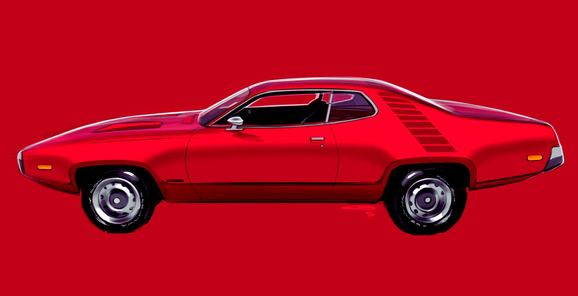 Automobile design，Ubee ，Render，Hand drawn，conceptual design，