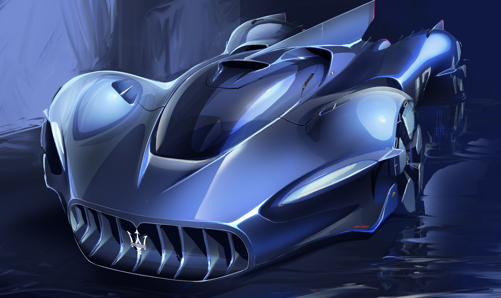 Automobile design，Ubee ，Render，Hand drawn，conceptual design，