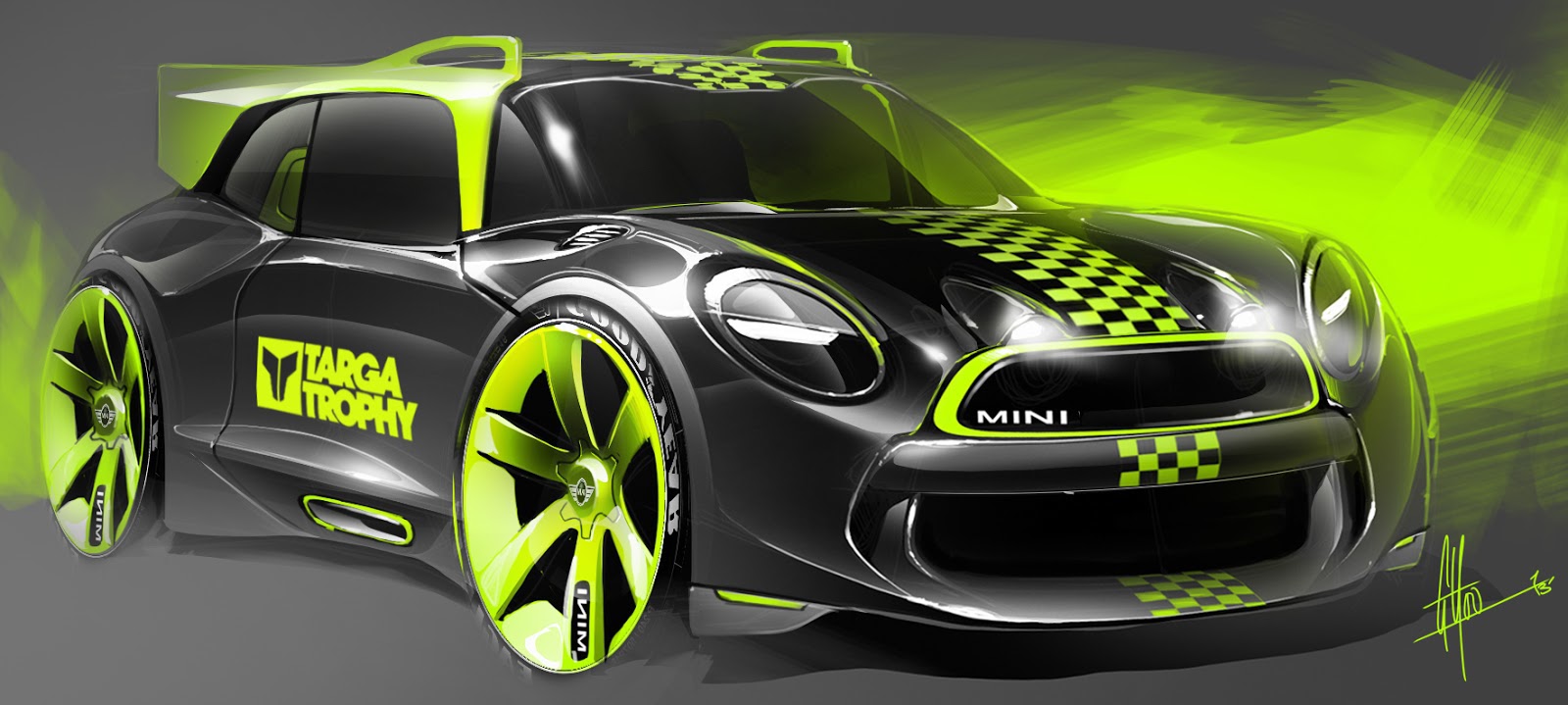 Automobile design，Ubee ，Render，Hand drawn，conceptual design，