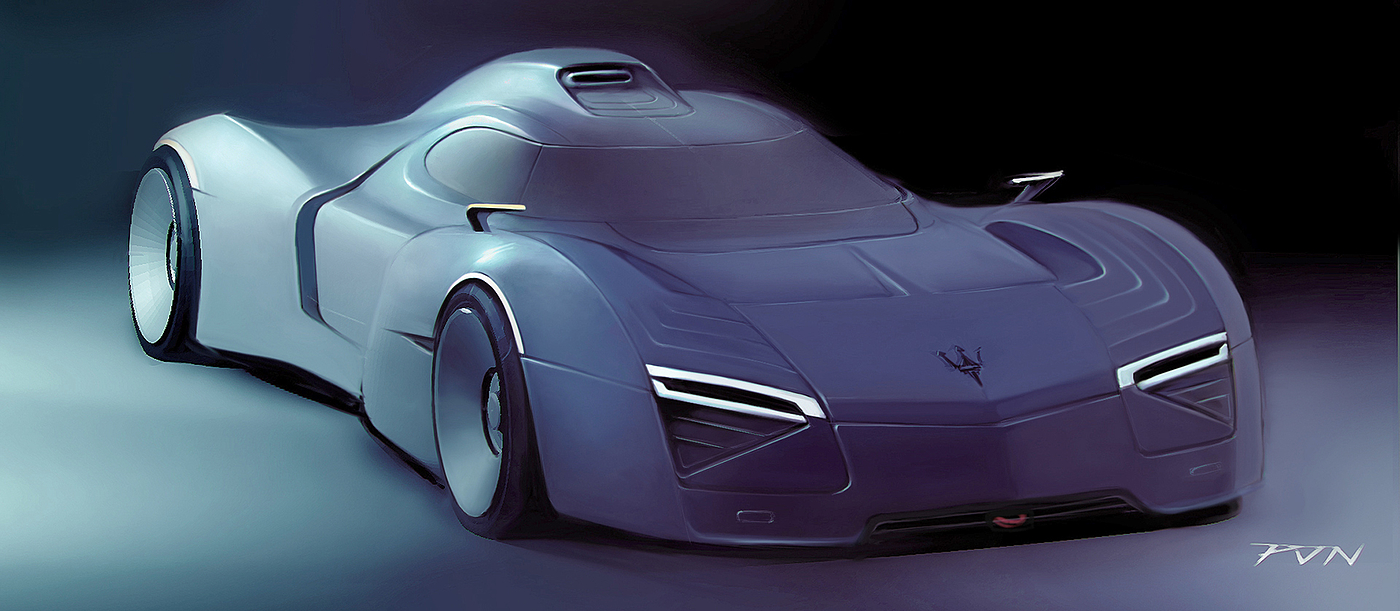 Automobile design，conceptual design，draft，Hand drawn，