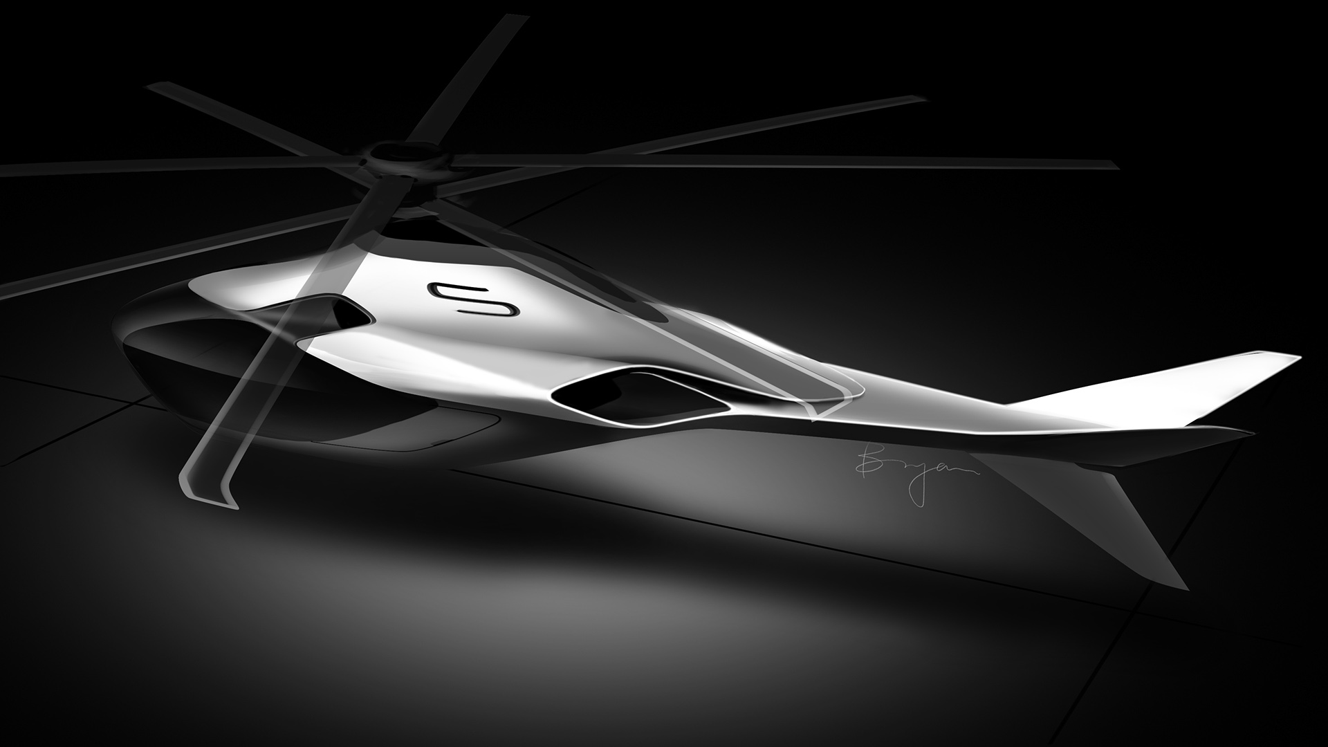 未来私人直升机图片
