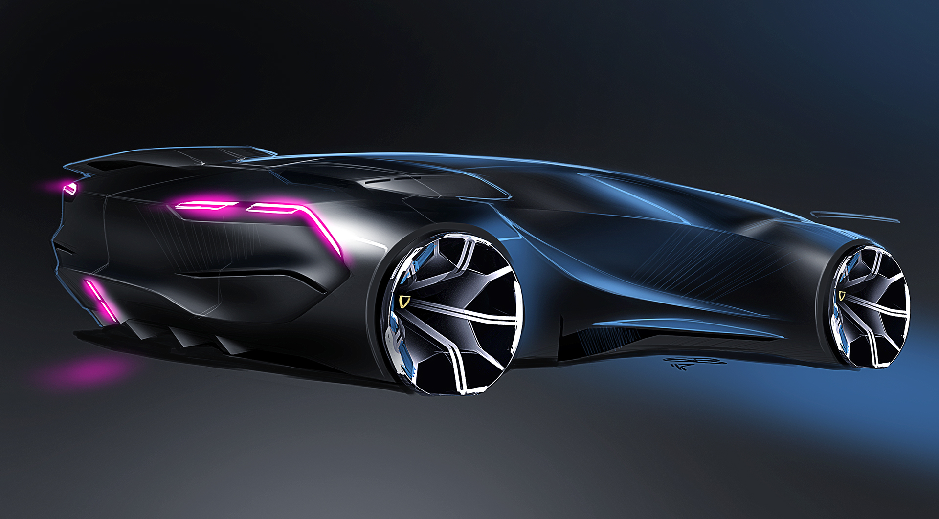 来自grigory butin的汽车设计手稿欣赏!