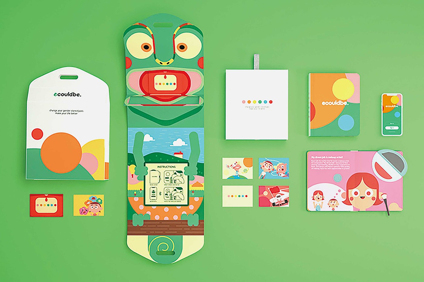 book，application program，children，Gender Education，2021 red dot design concept award，