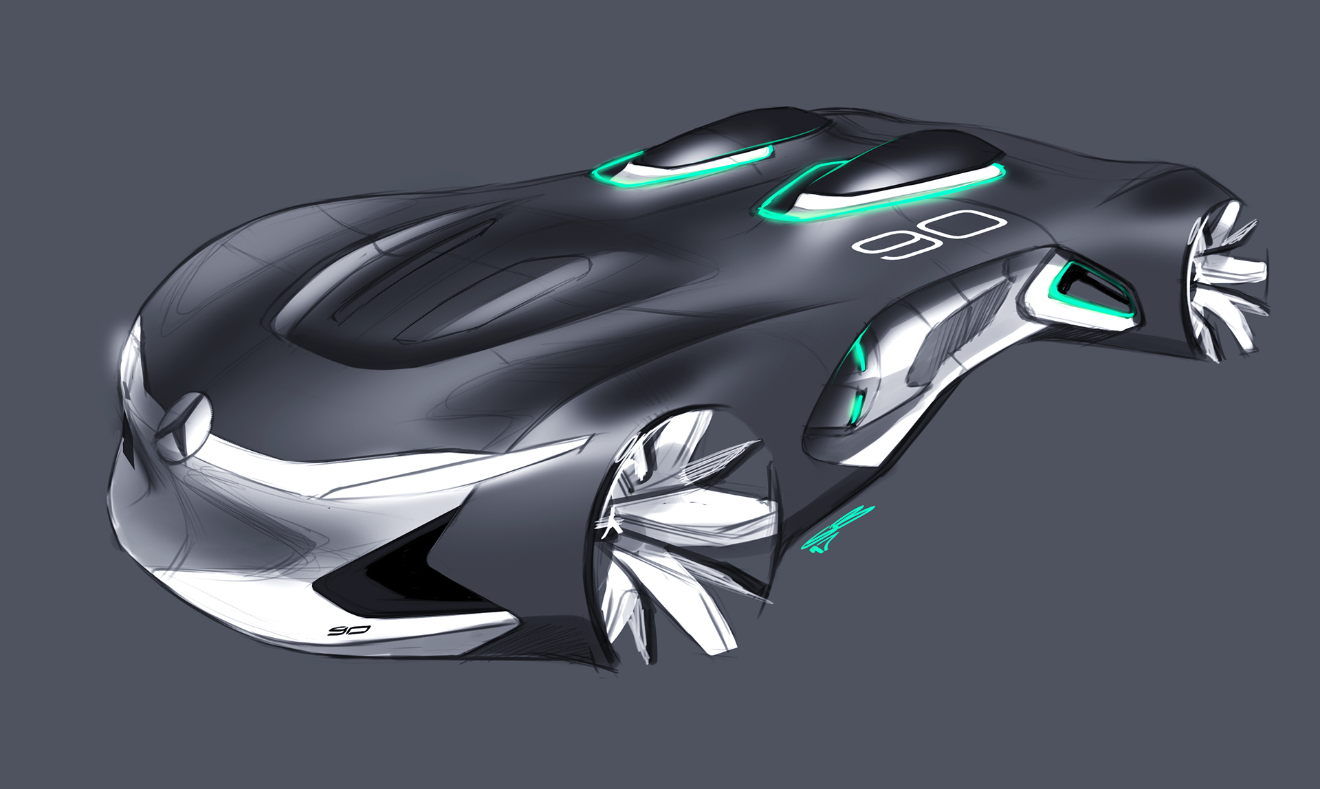 汽车,手绘,草稿,grigory butin,板绘