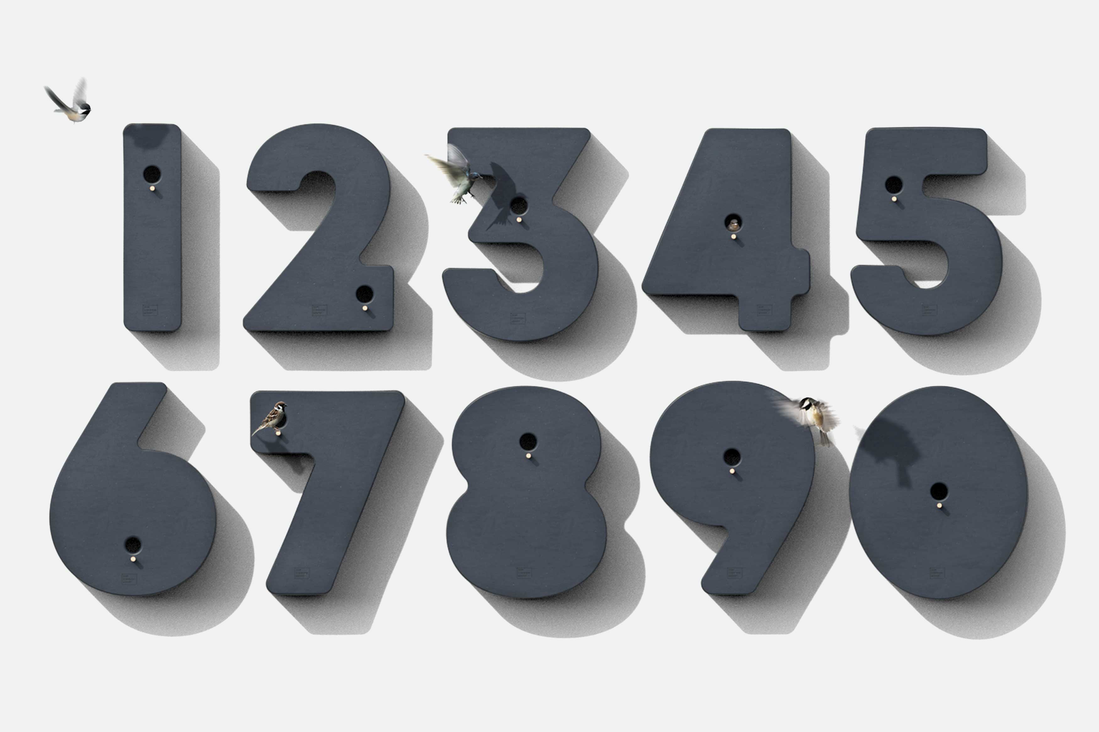 Nest box，Digital shape，Street number，2021 red dot design concept award，