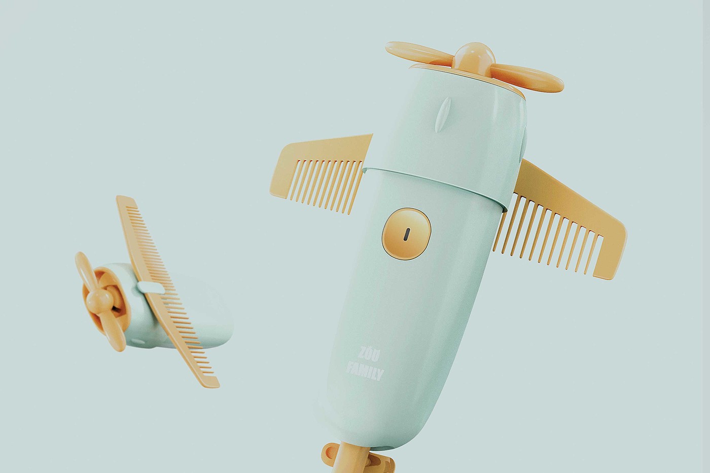 Barber，children，Airplane shape，2021 red dot design concept award，