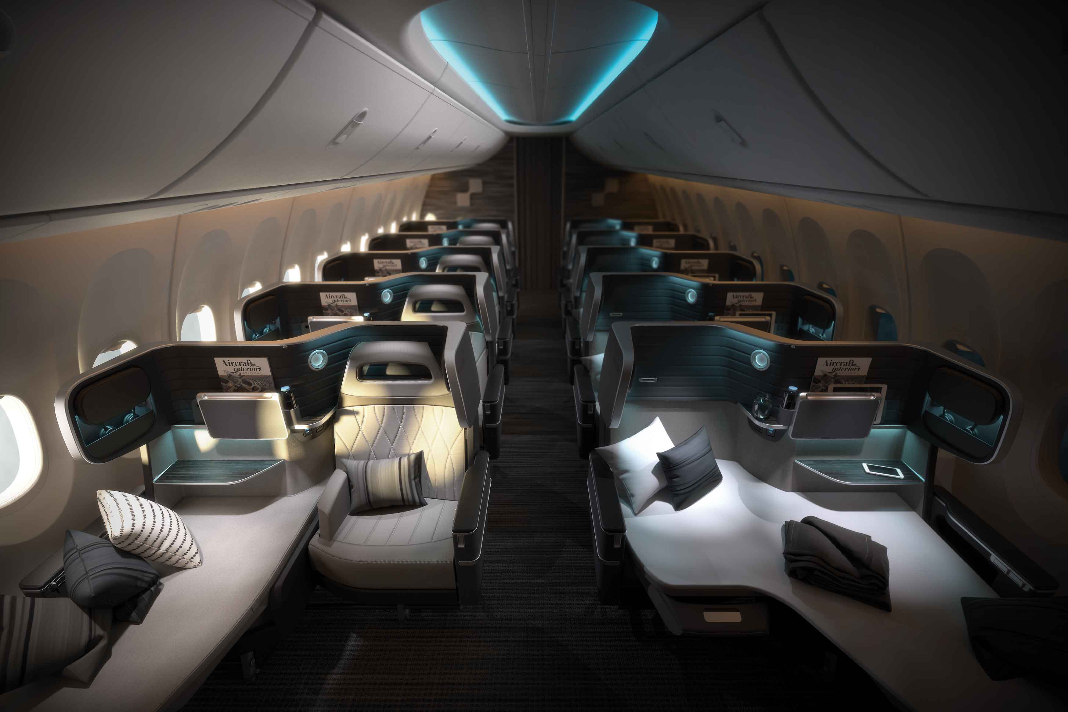 Aircraft seat，comfortable，low cost，Deformable，2021 red dot design concept award，