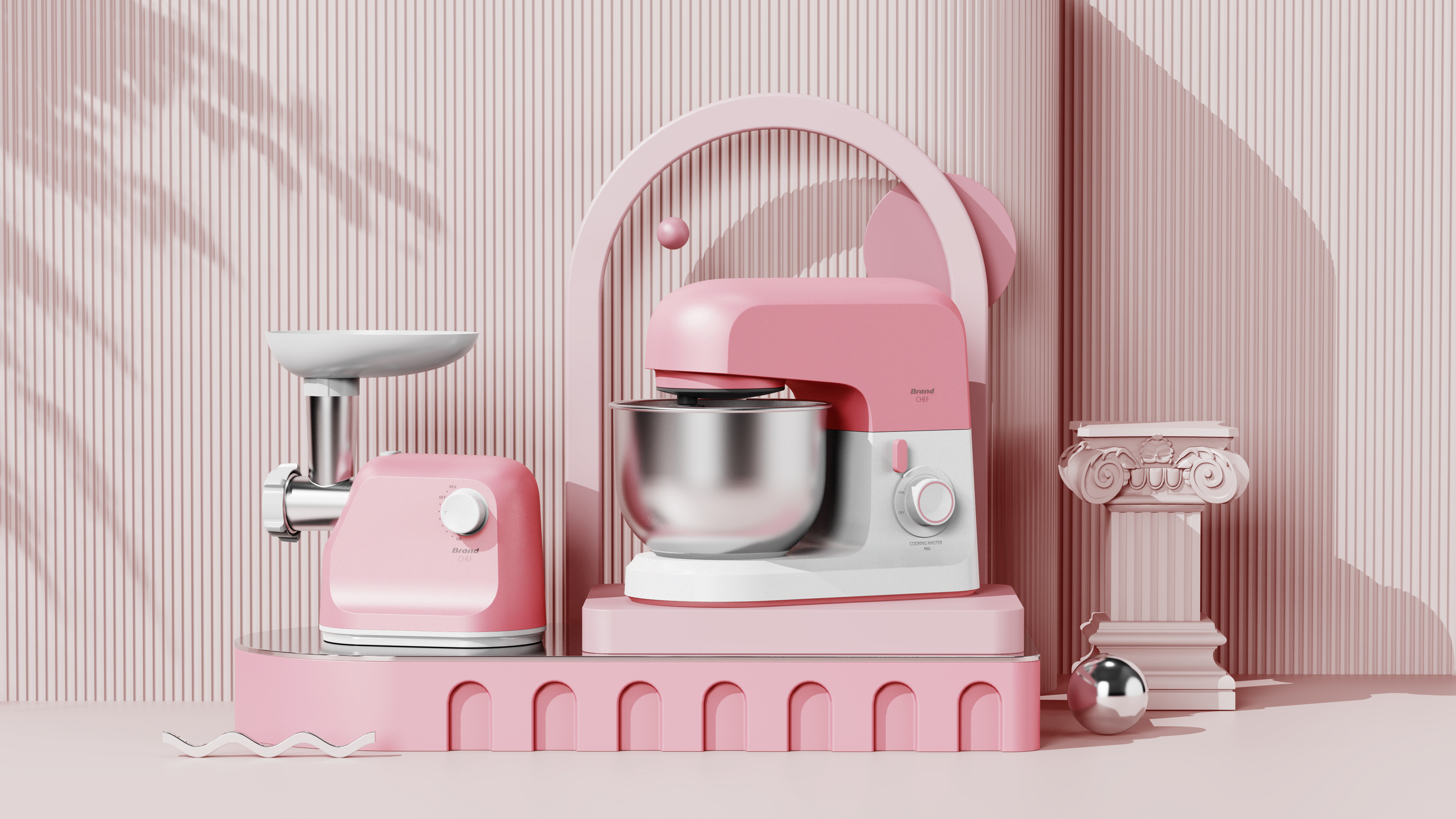 product design，Home appliance design，Point only design，for export，meat grinder，Chef machine，