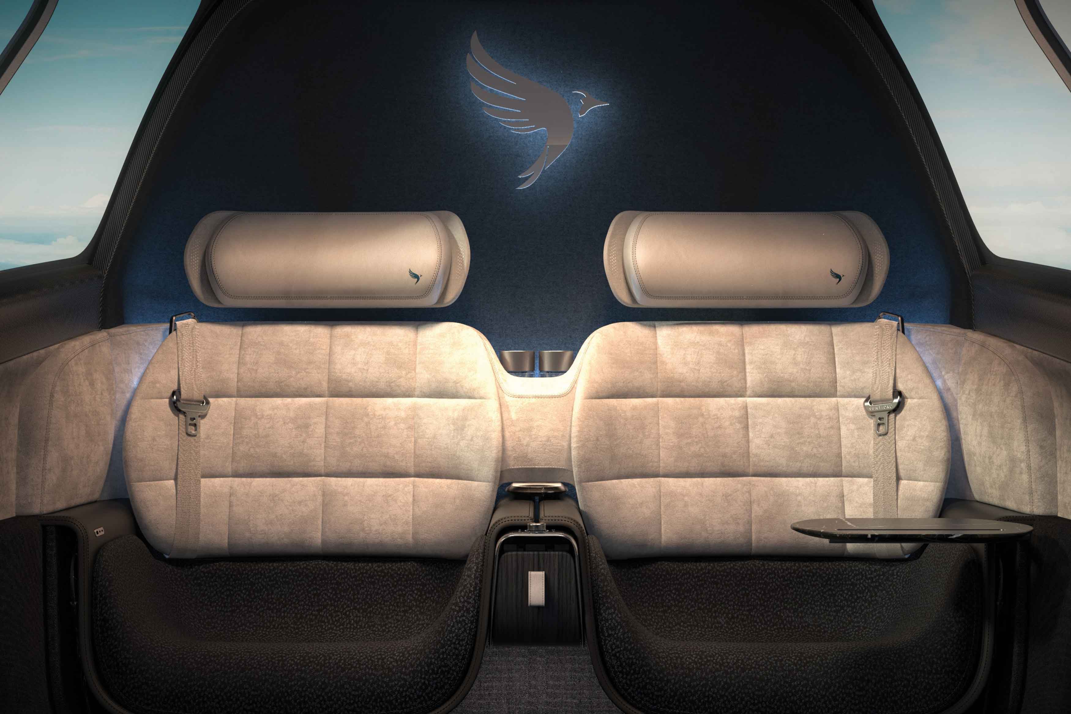 aircraft，Four person driving，Zero emission，2021 red dot design concept award，