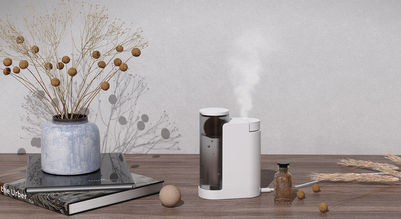 Floating ball humidifier，Human computer interaction，product design，