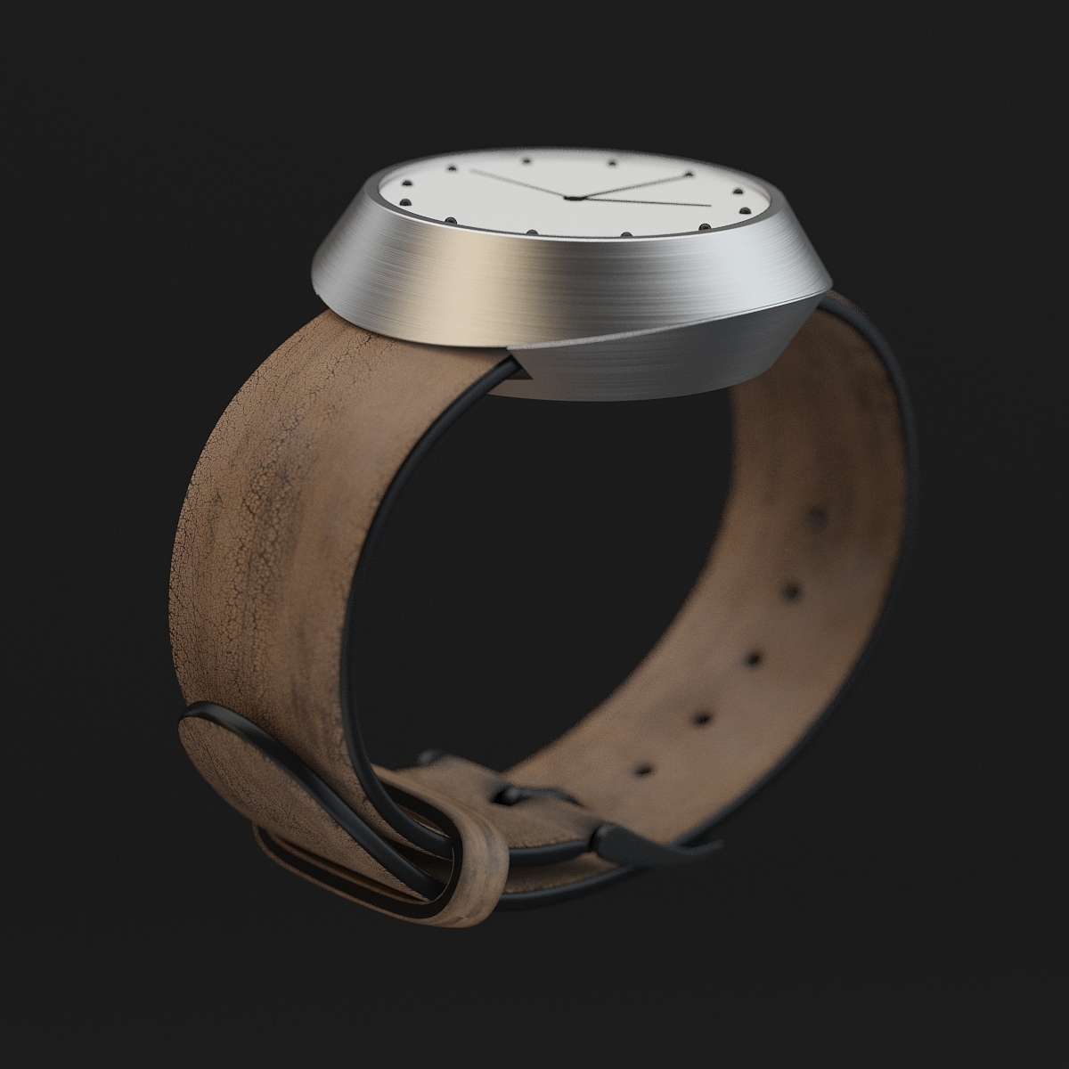 Wrist watch，Mechanical watch，Leather strap，Retro，