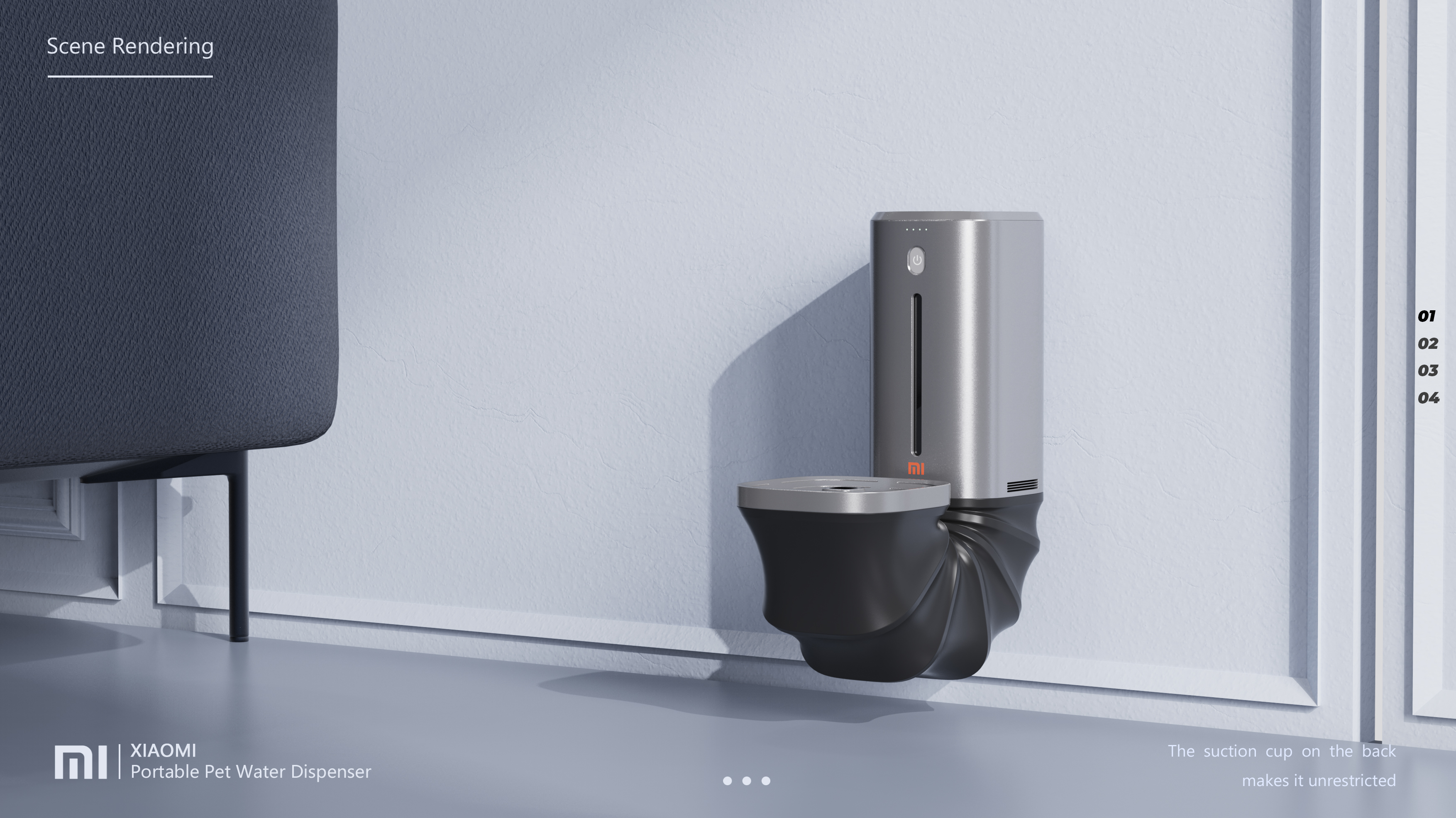 industrial design，Portfolio design，Pet drinking water，