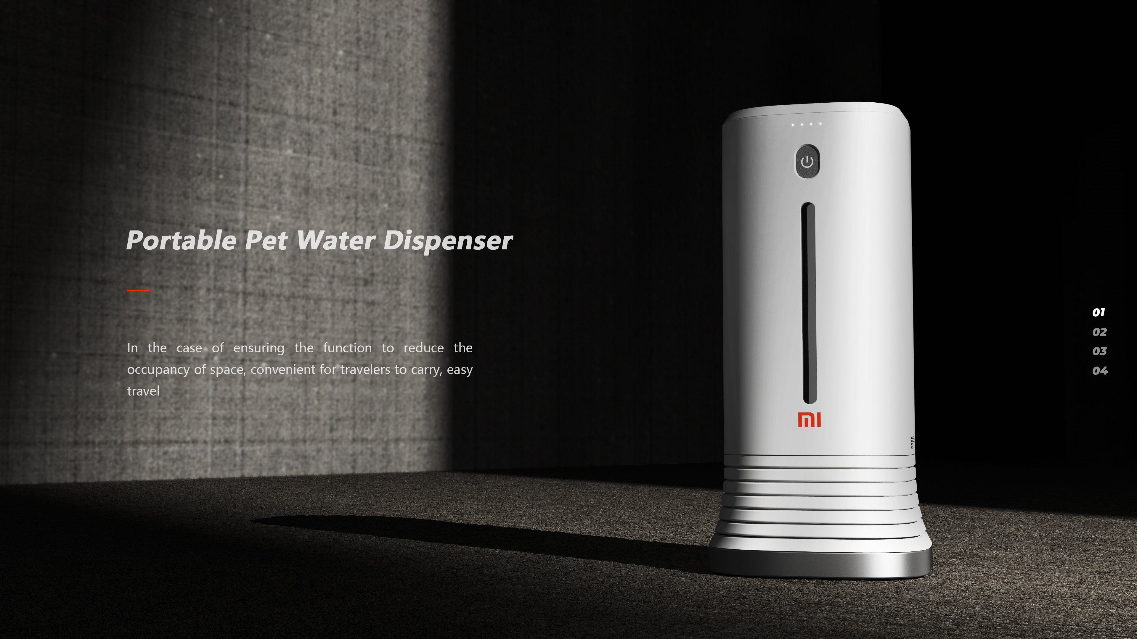 industrial design，Portfolio design，Pet drinking water，