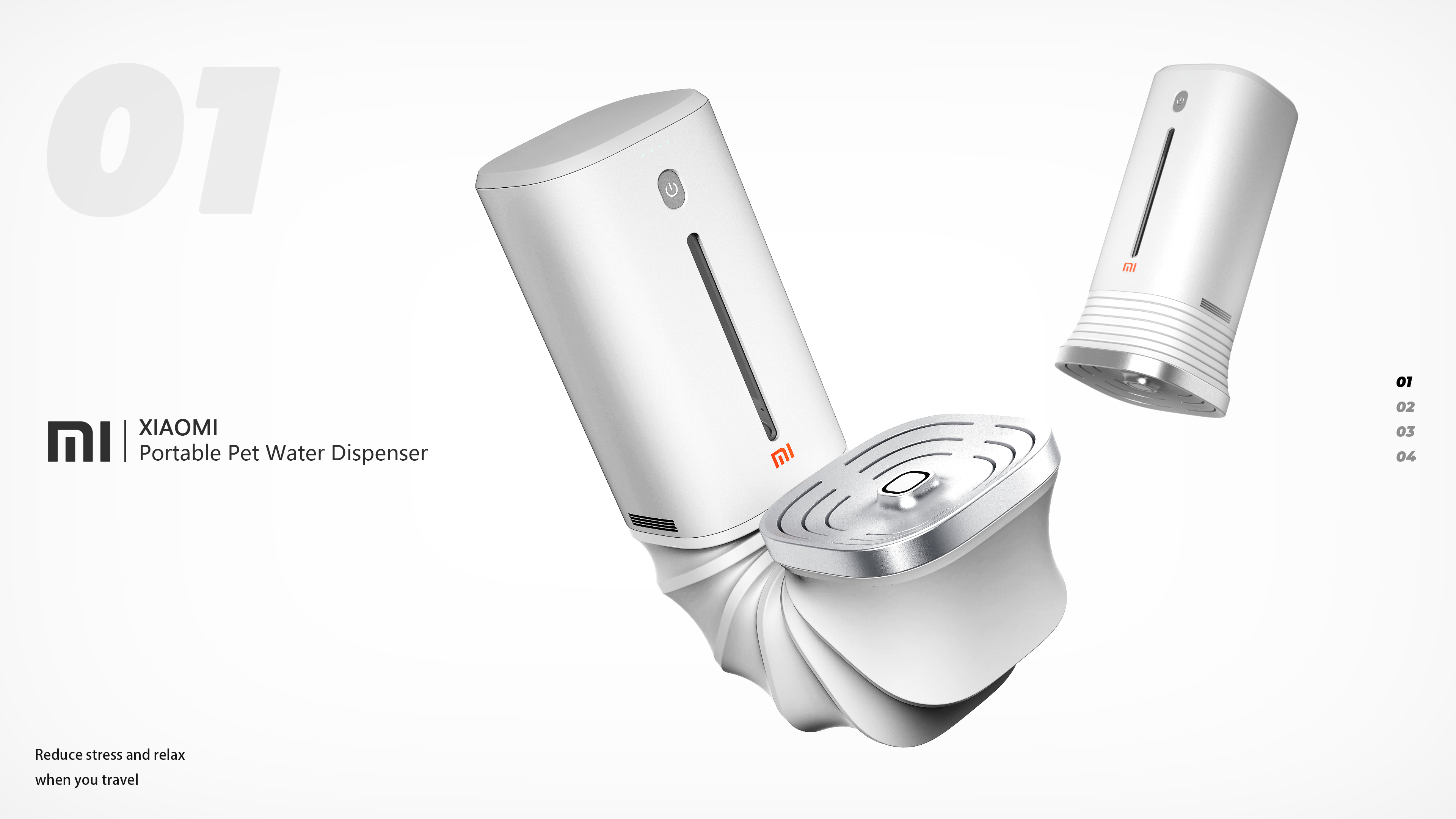 industrial design，Portfolio design，Pet drinking water，