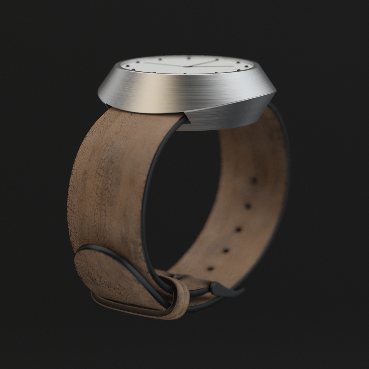 Wrist watch，Mechanical watch，Leather strap，Retro，