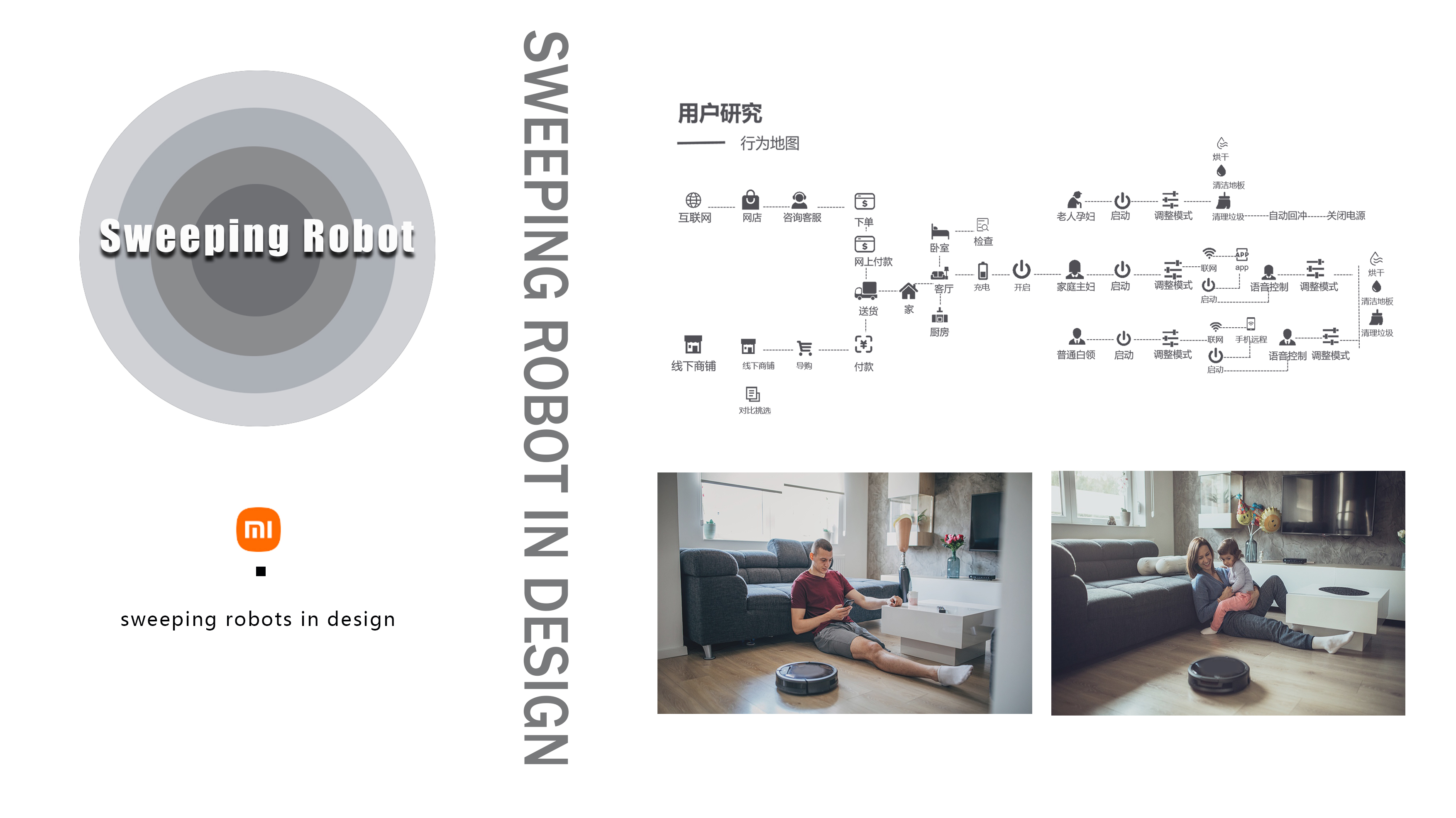 industrial design，Portfolio design，Sweeping robot，
