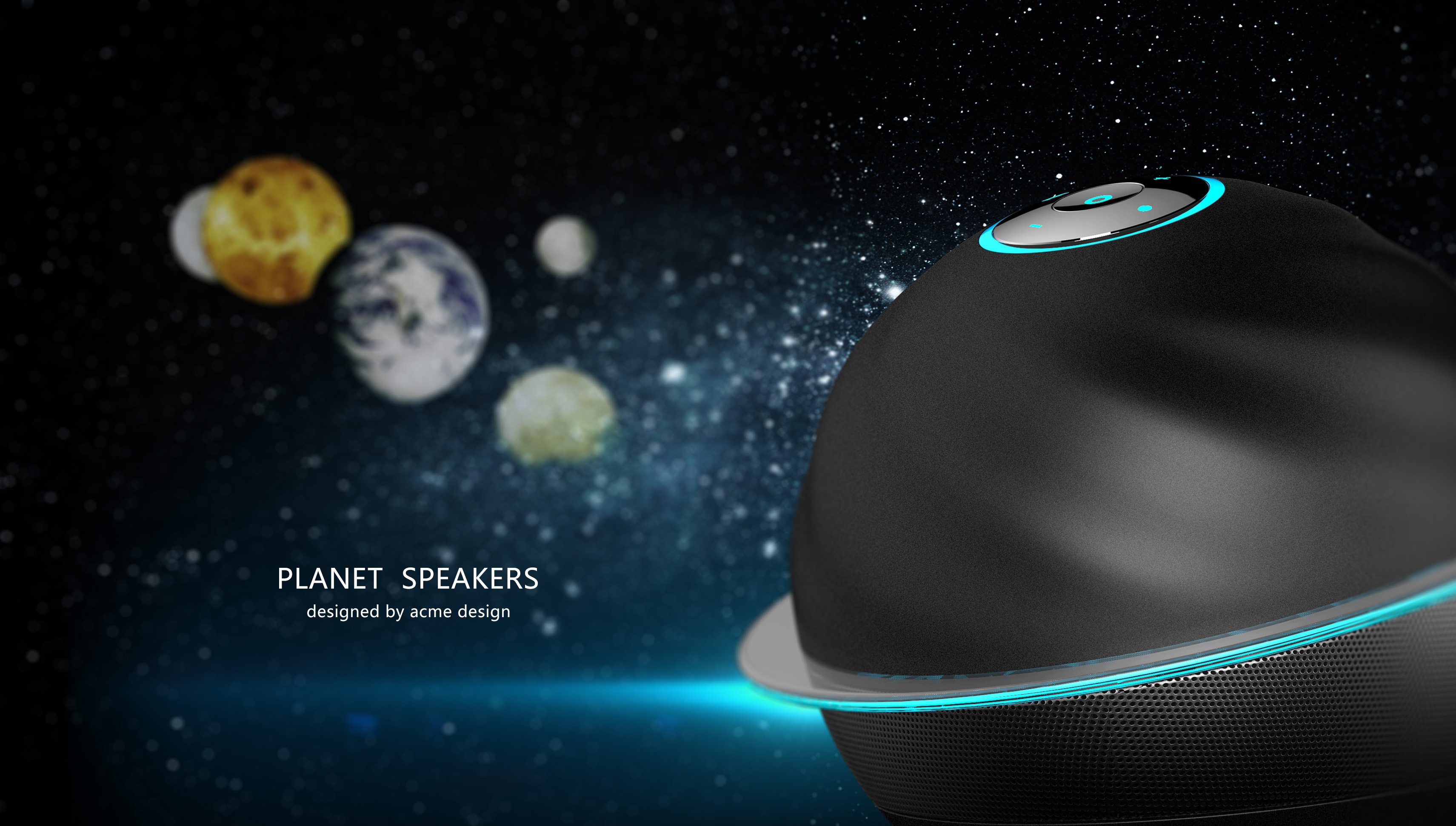 loudspeaker box，intelligence，planet，universe，Portable，household，Digital，