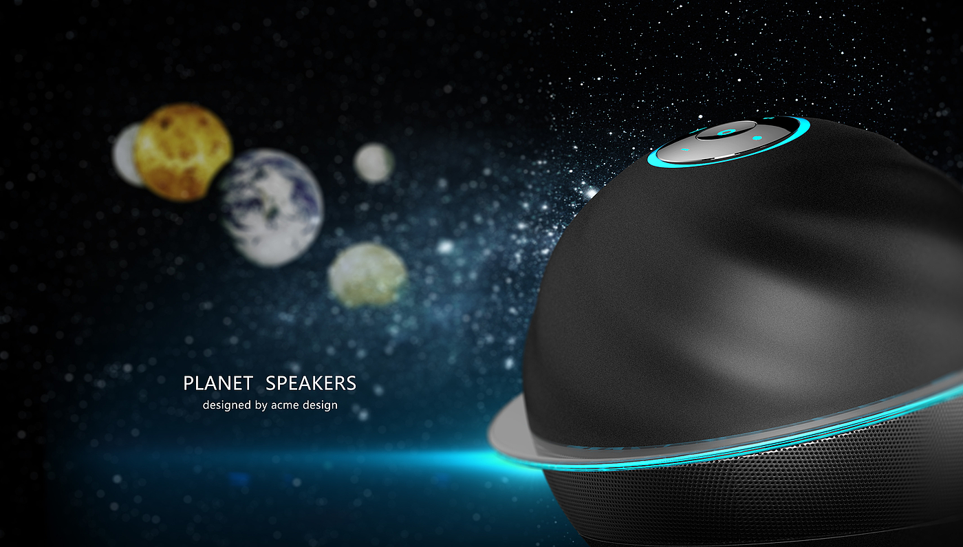 loudspeaker box，intelligence，planet，universe，Portable，household，Digital，