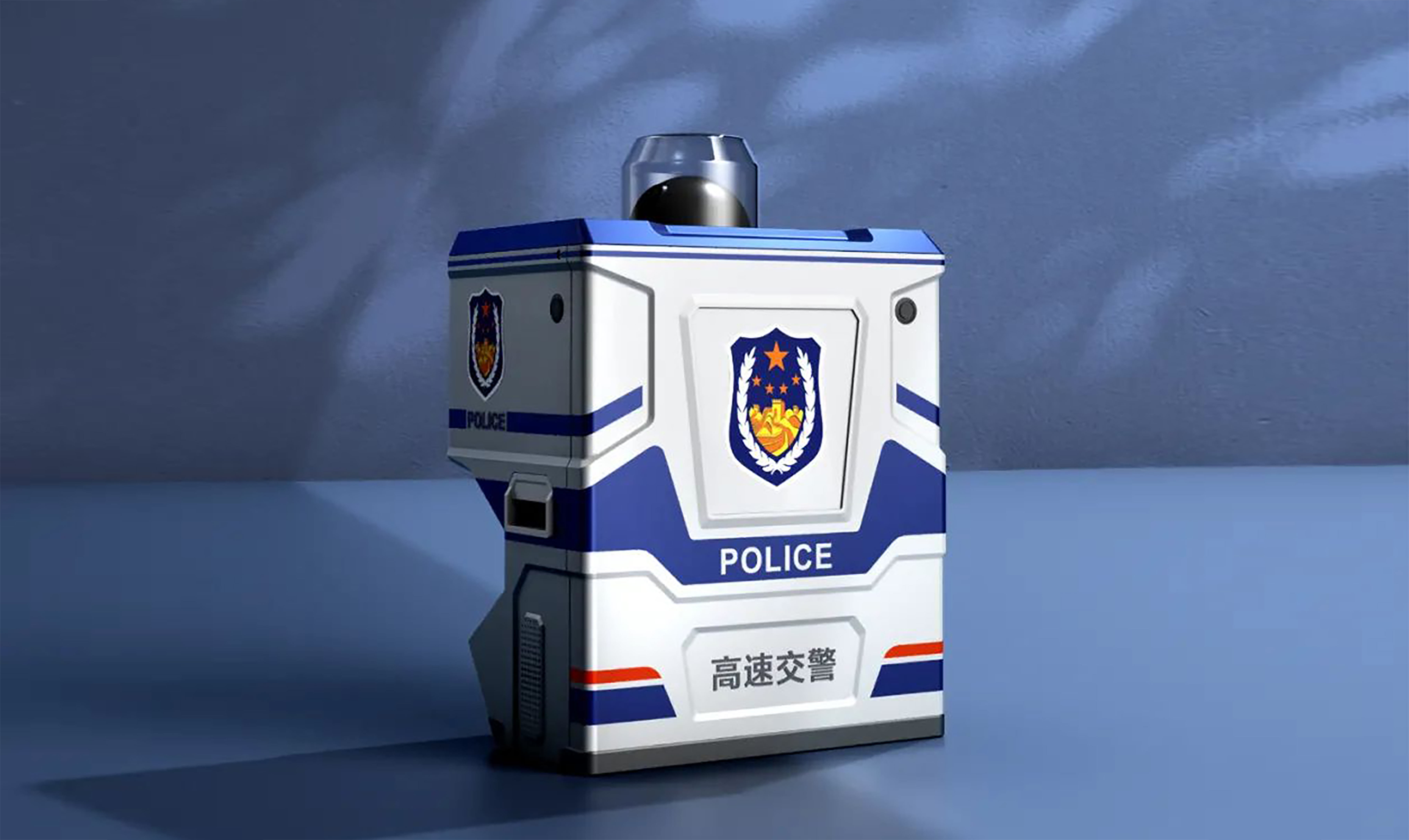 Grey design，High speed guardrail patrol machine，Patrol aircraft，Intelligent equipment，