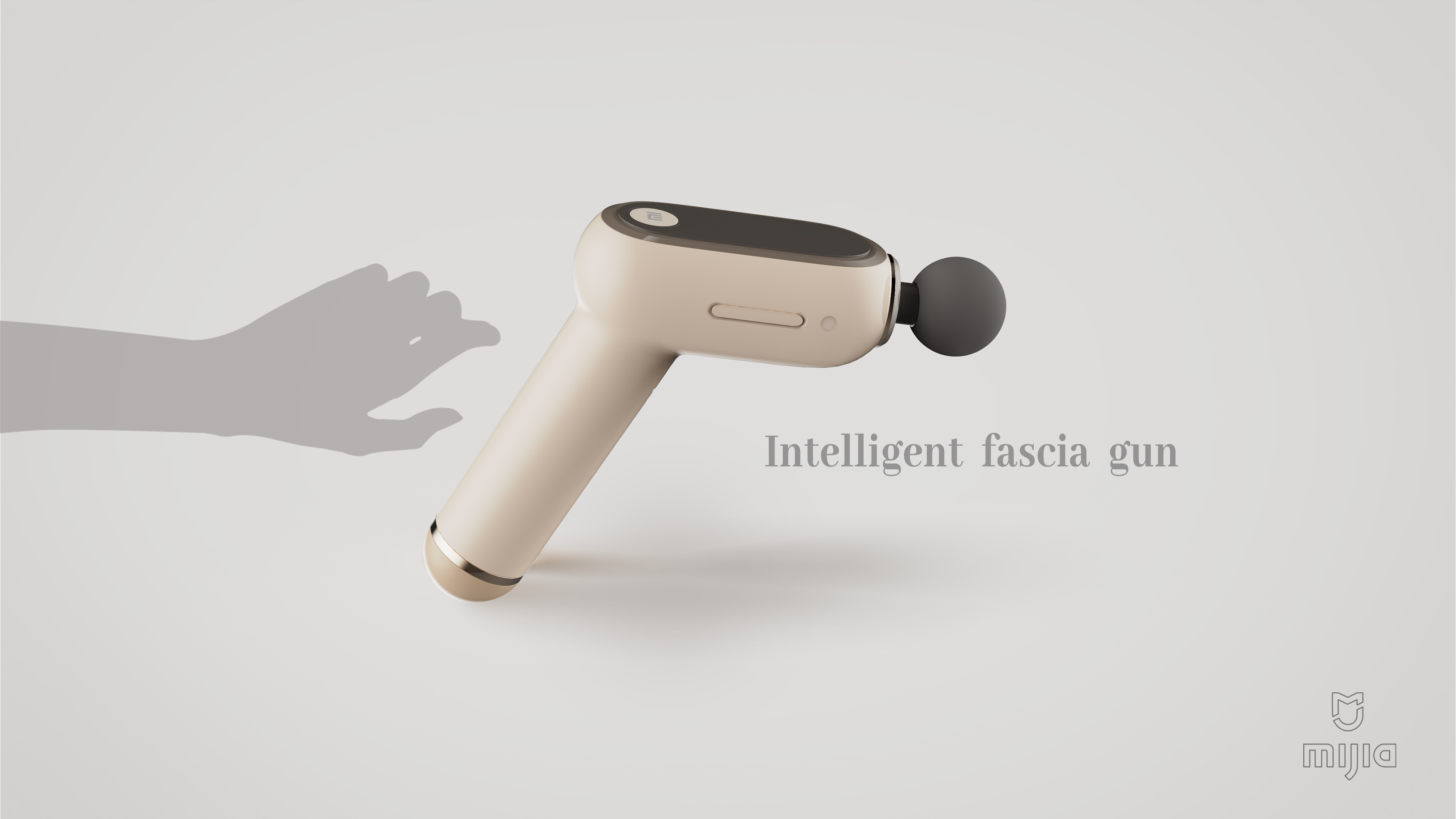 industrial design，Portfolio design，Fascia gun，
