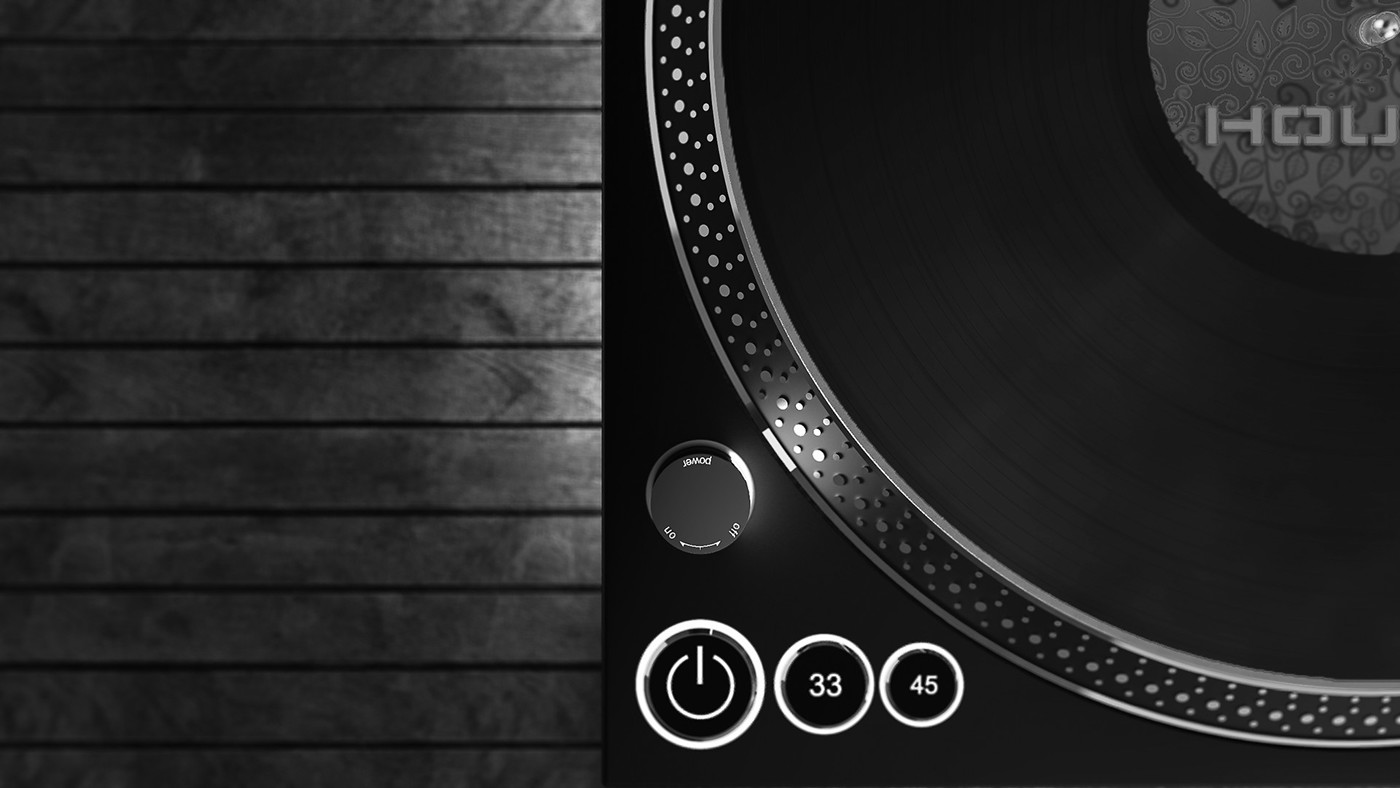 play，music，Nostalgia，a record player，