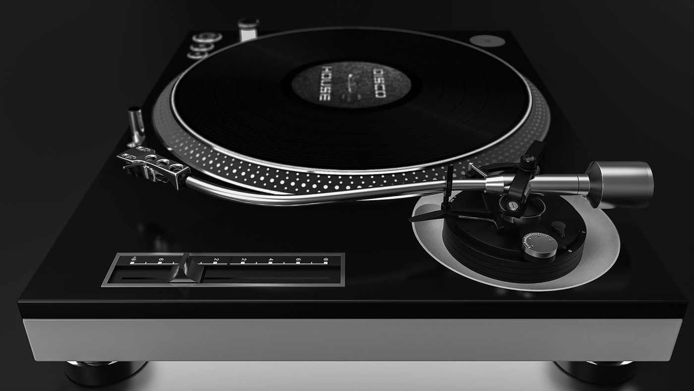 play，music，Nostalgia，a record player，