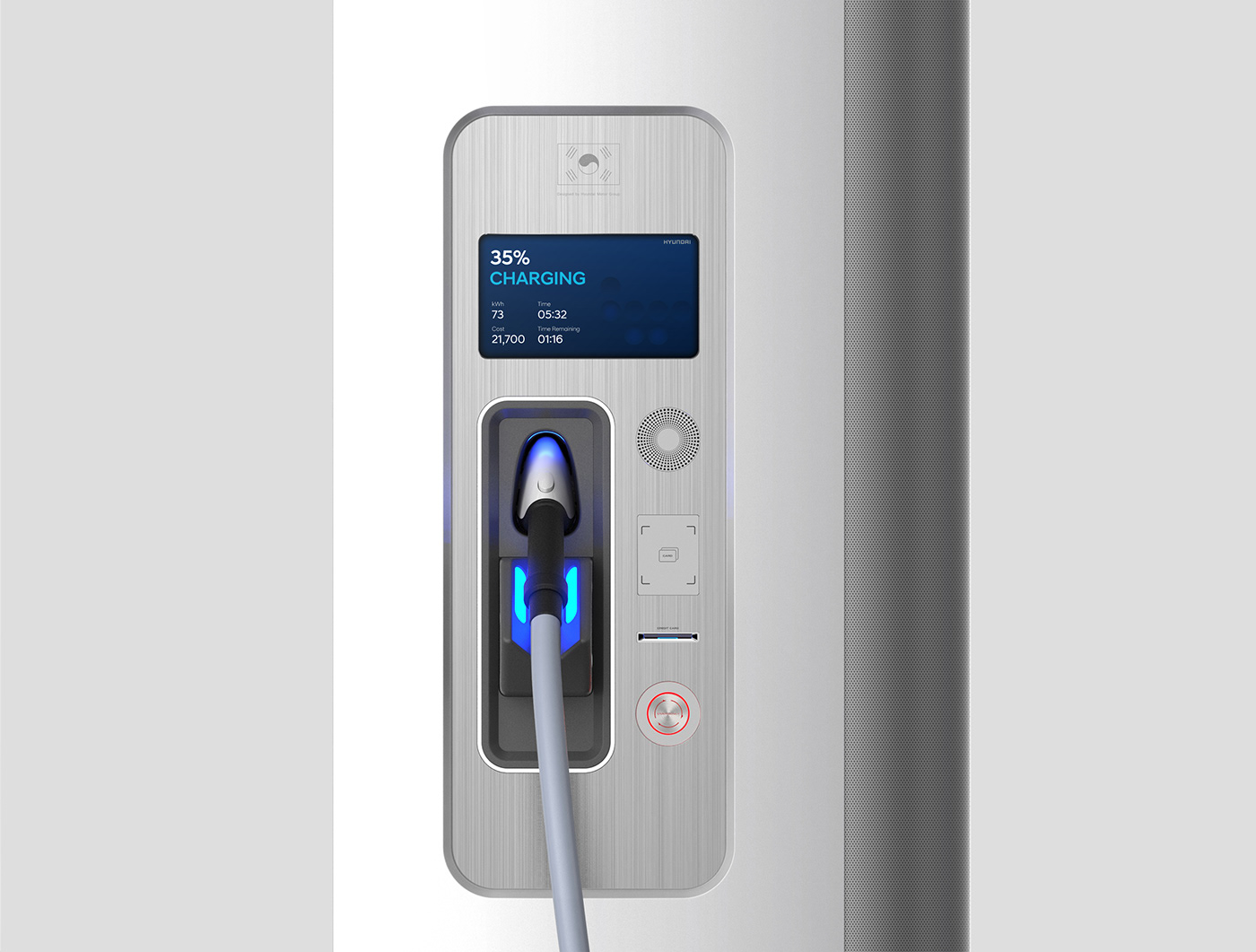 Hyundai Motor Group，hyundai，Automobile charging pile，modern，