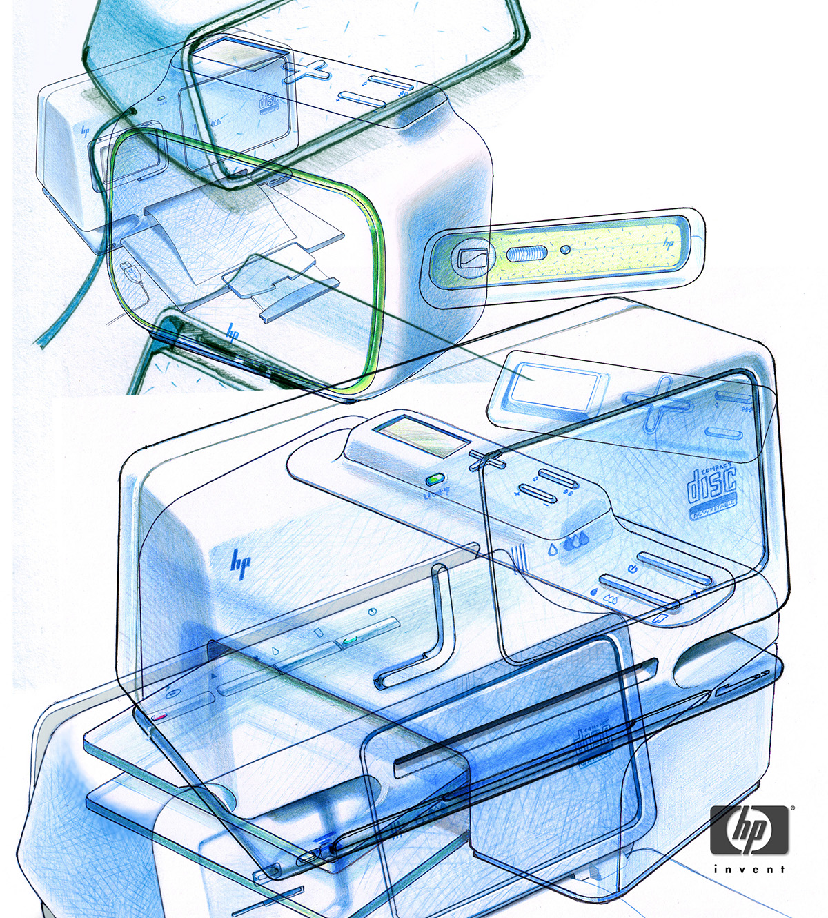 Hand drawn，conceptual design，Romuald ZAYANA，