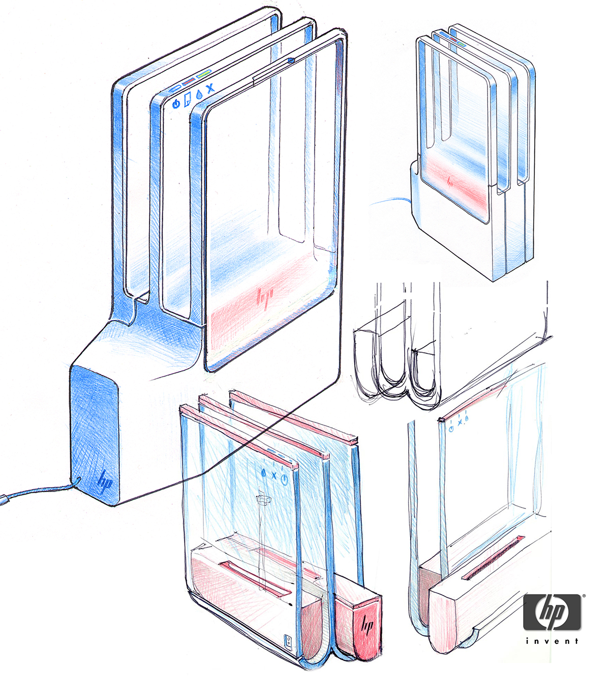 Hand drawn，conceptual design，Romuald ZAYANA，