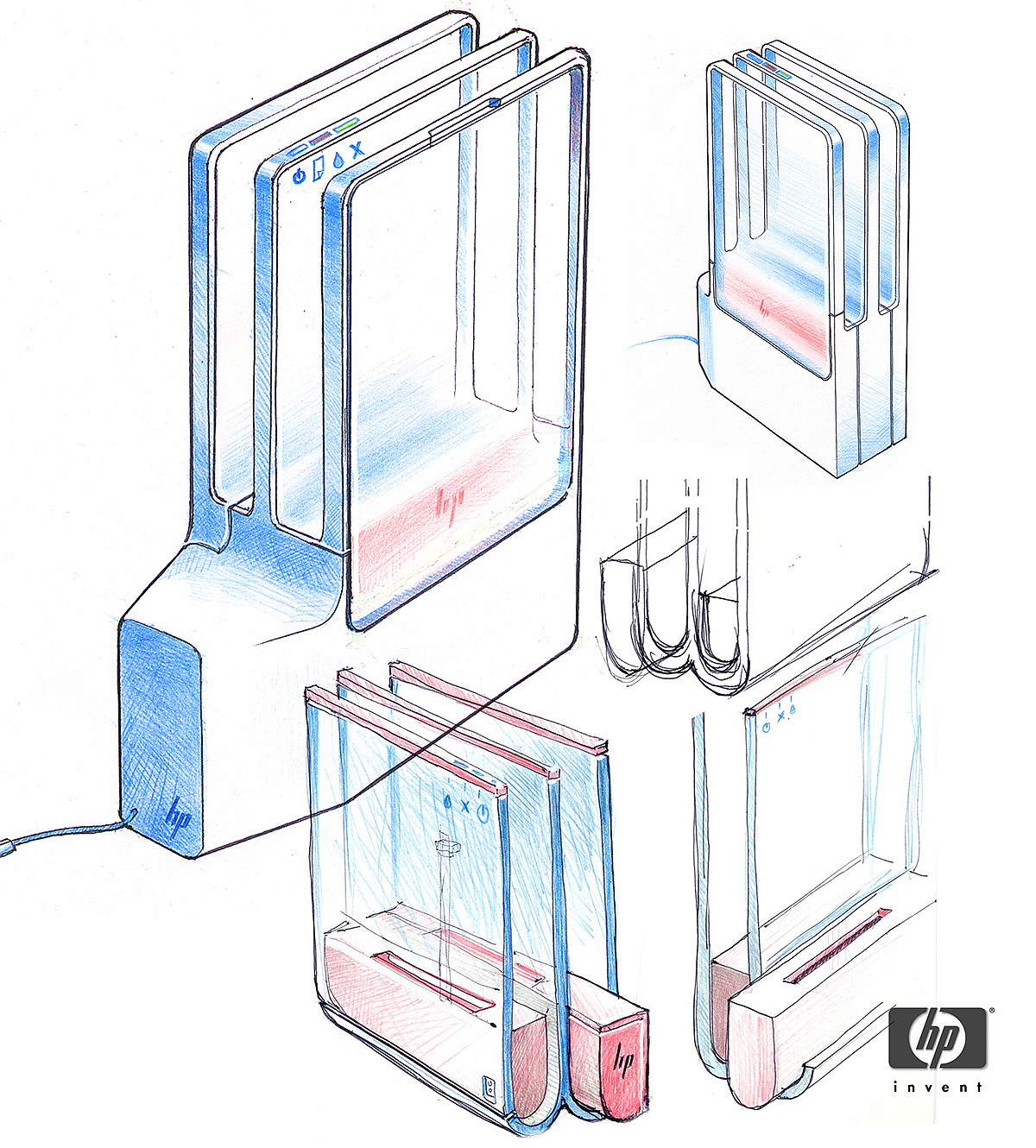 Hand drawn，conceptual design，Romuald ZAYANA，