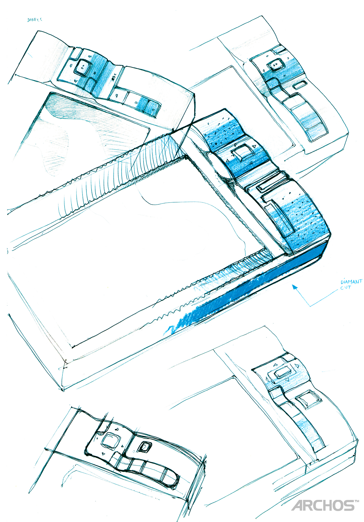 Hand drawn，conceptual design，Romuald ZAYANA，