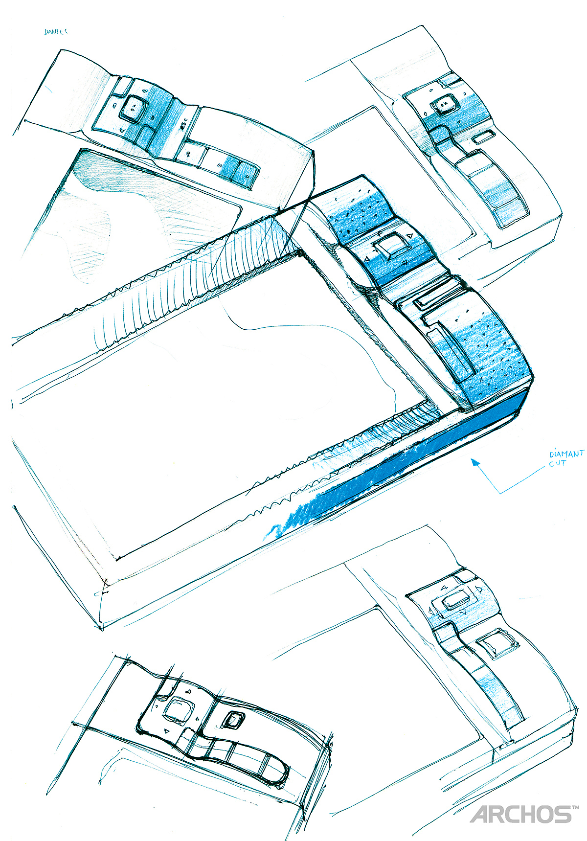 Hand drawn，conceptual design，Romuald ZAYANA，