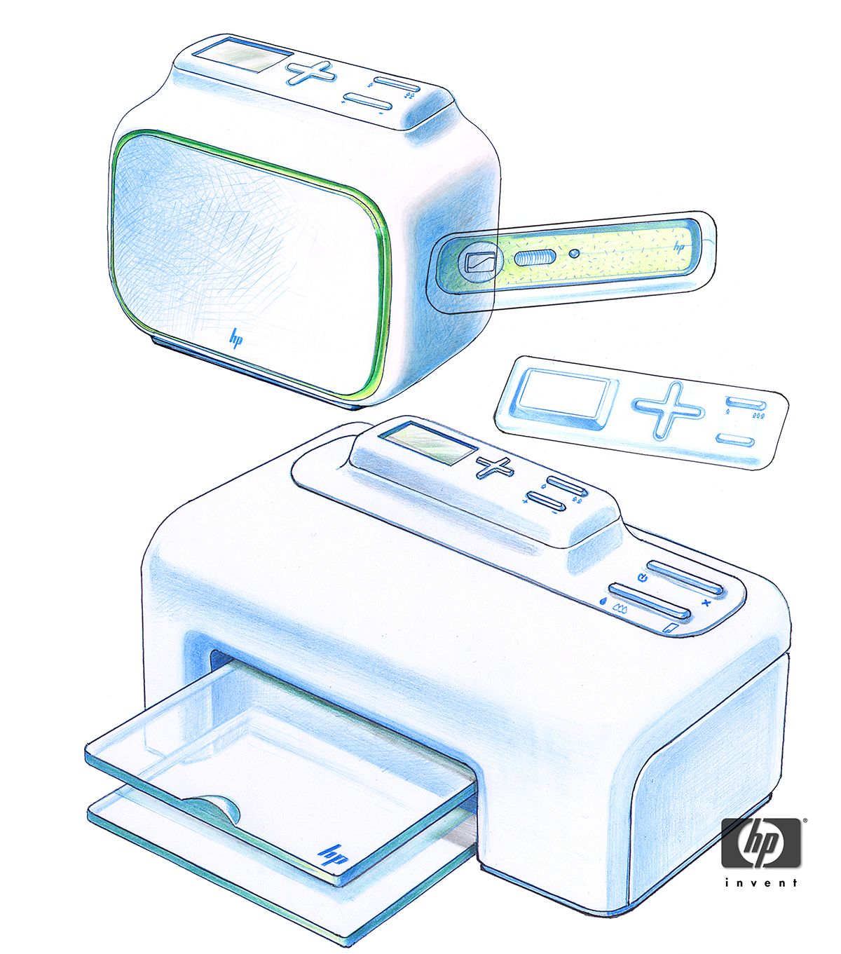 Hand drawn，conceptual design，Romuald ZAYANA，