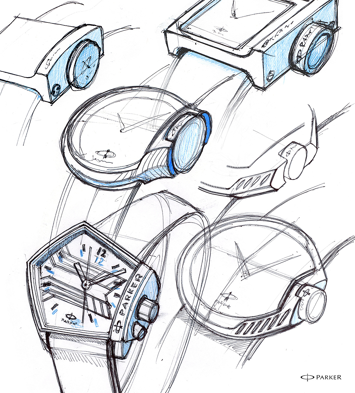 Hand drawn，conceptual design，Romuald ZAYANA，