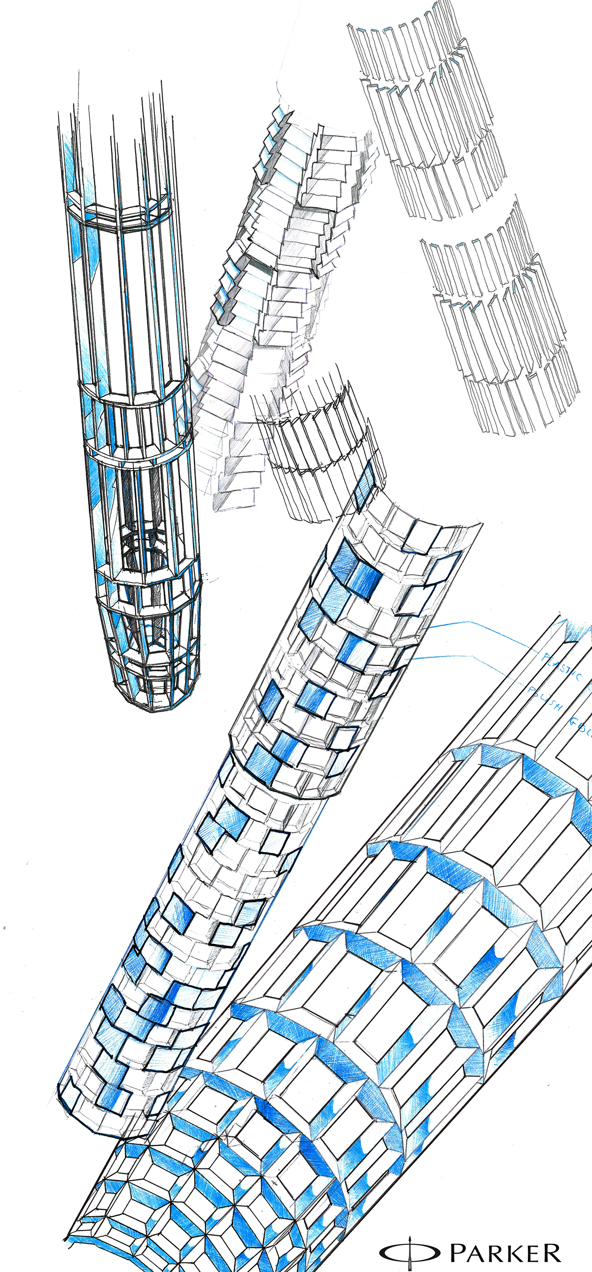 Hand drawn，conceptual design，Romuald ZAYANA，